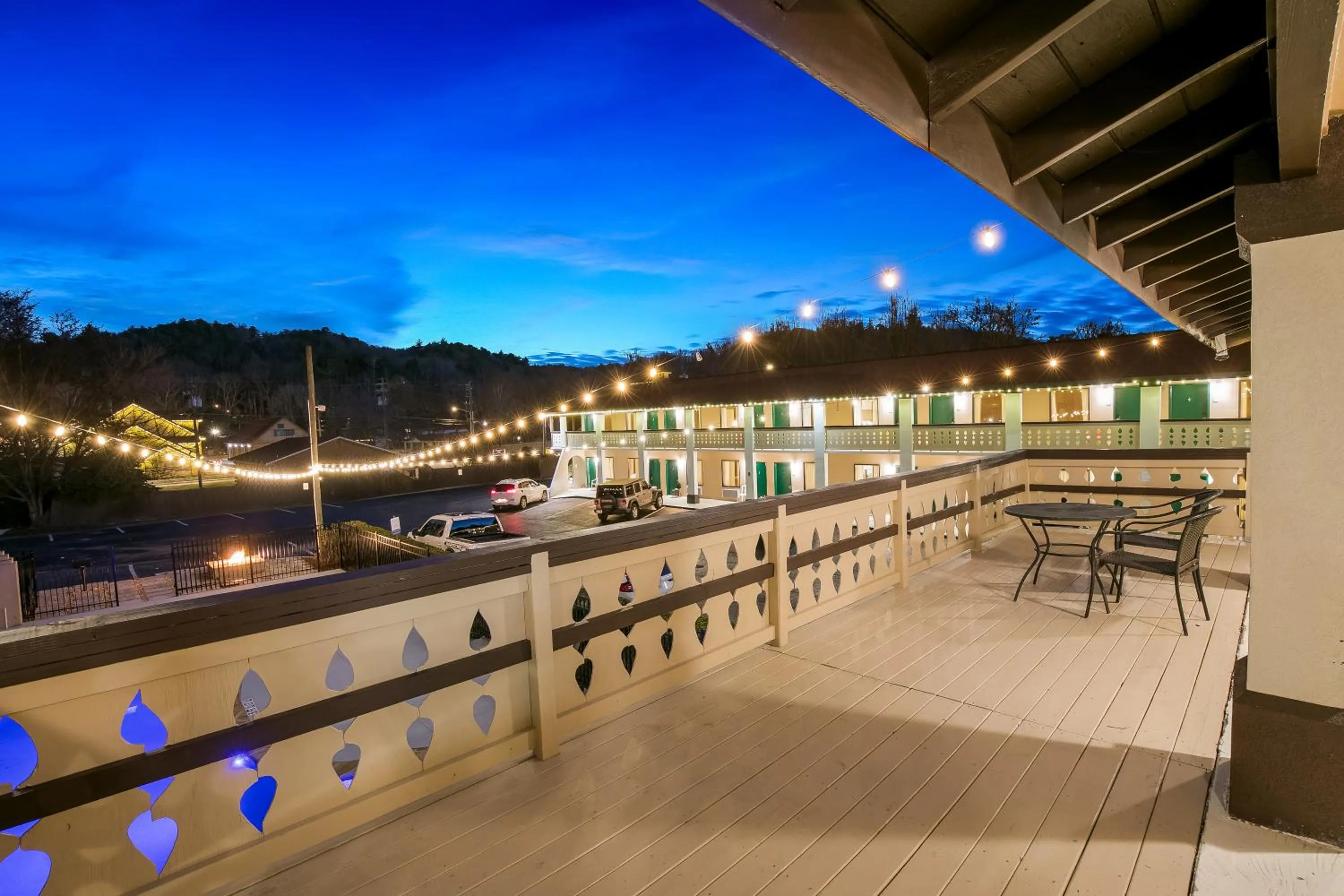 Balcony/Terrace in Quality Inn Downtown Helen