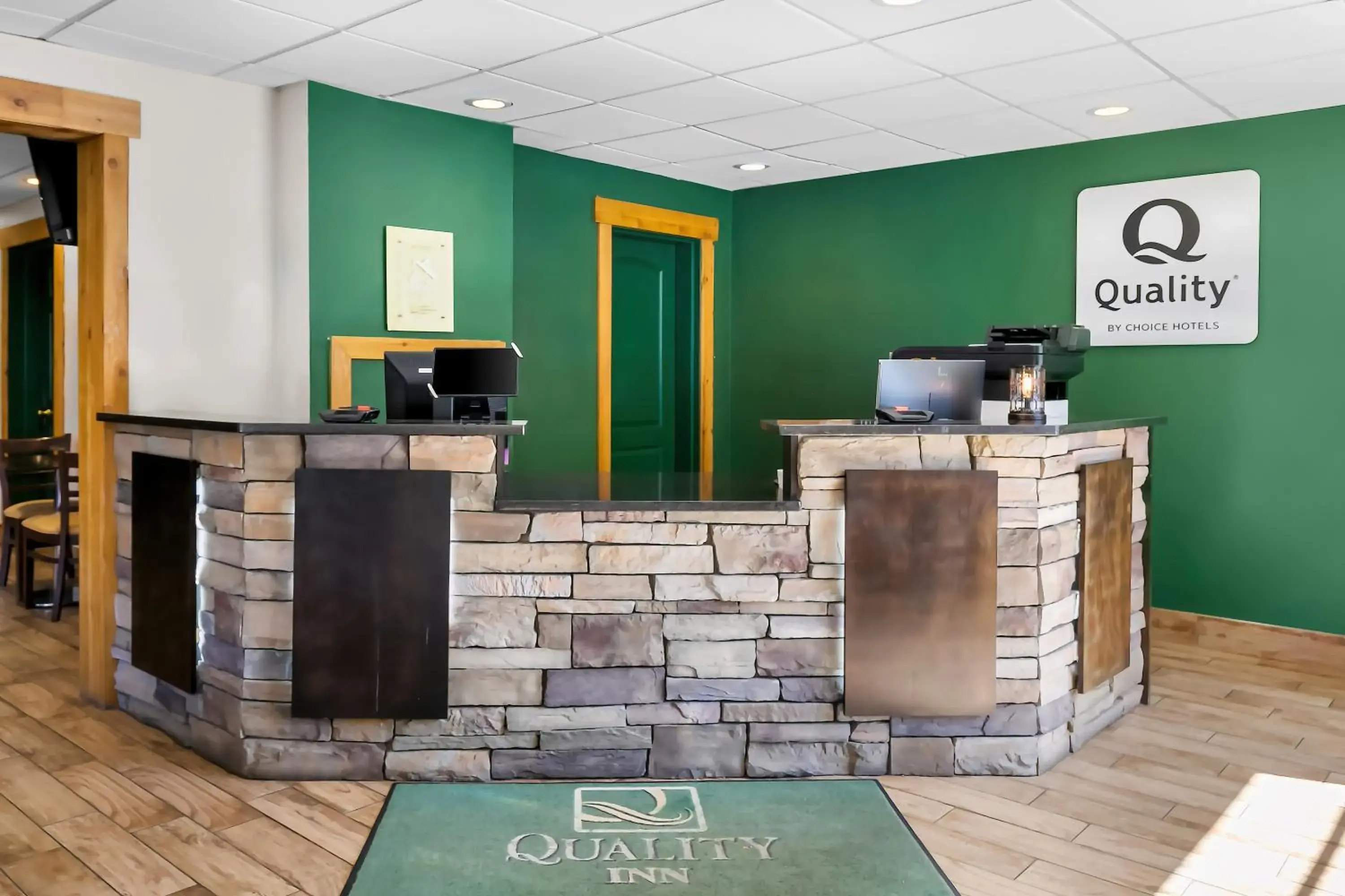 Lobby or reception in Quality Inn Downtown Helen Lobby or reception in Quality Inn Downtown Helen