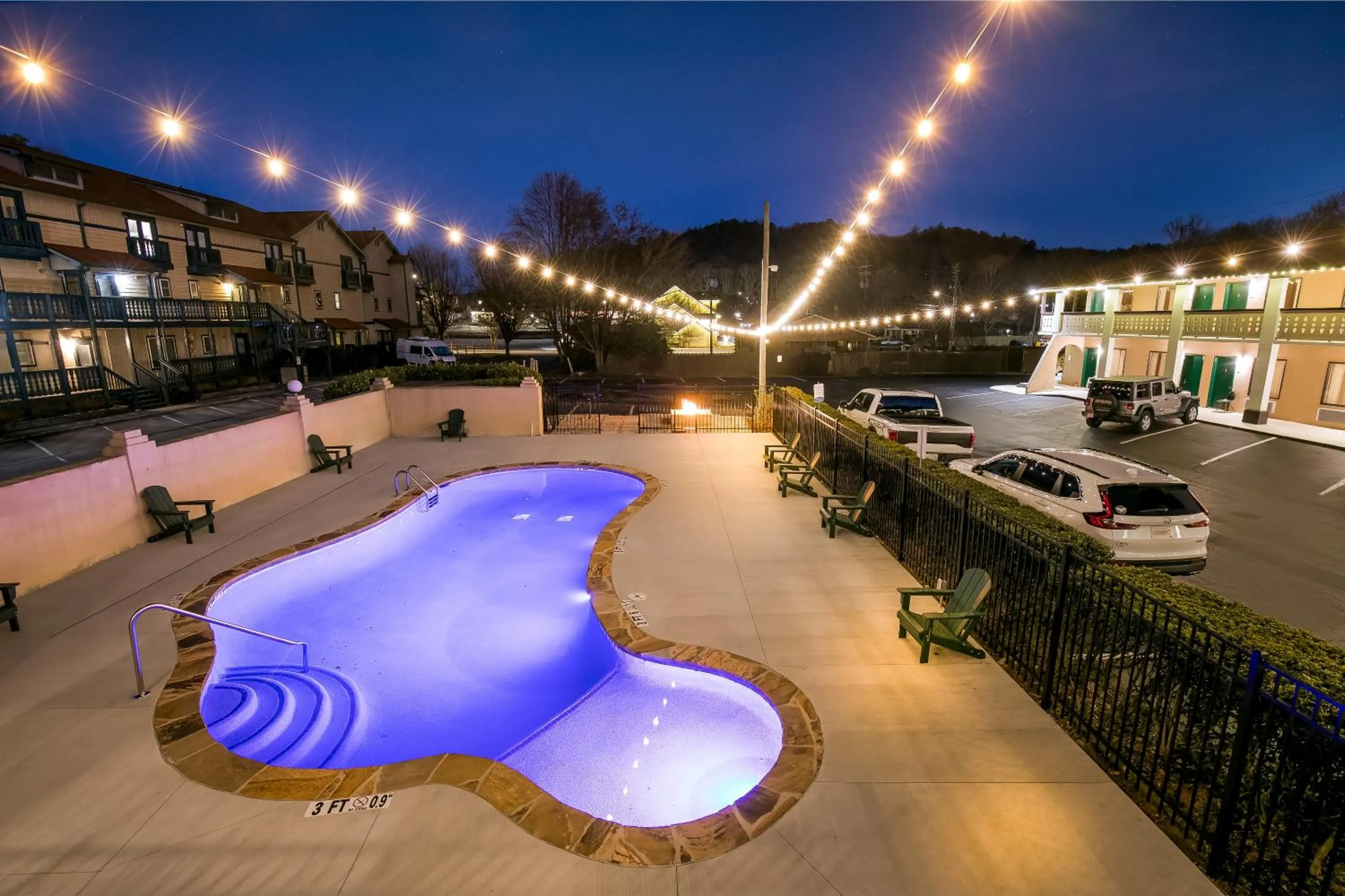 Swimming pool in Quality Inn Downtown Helen
