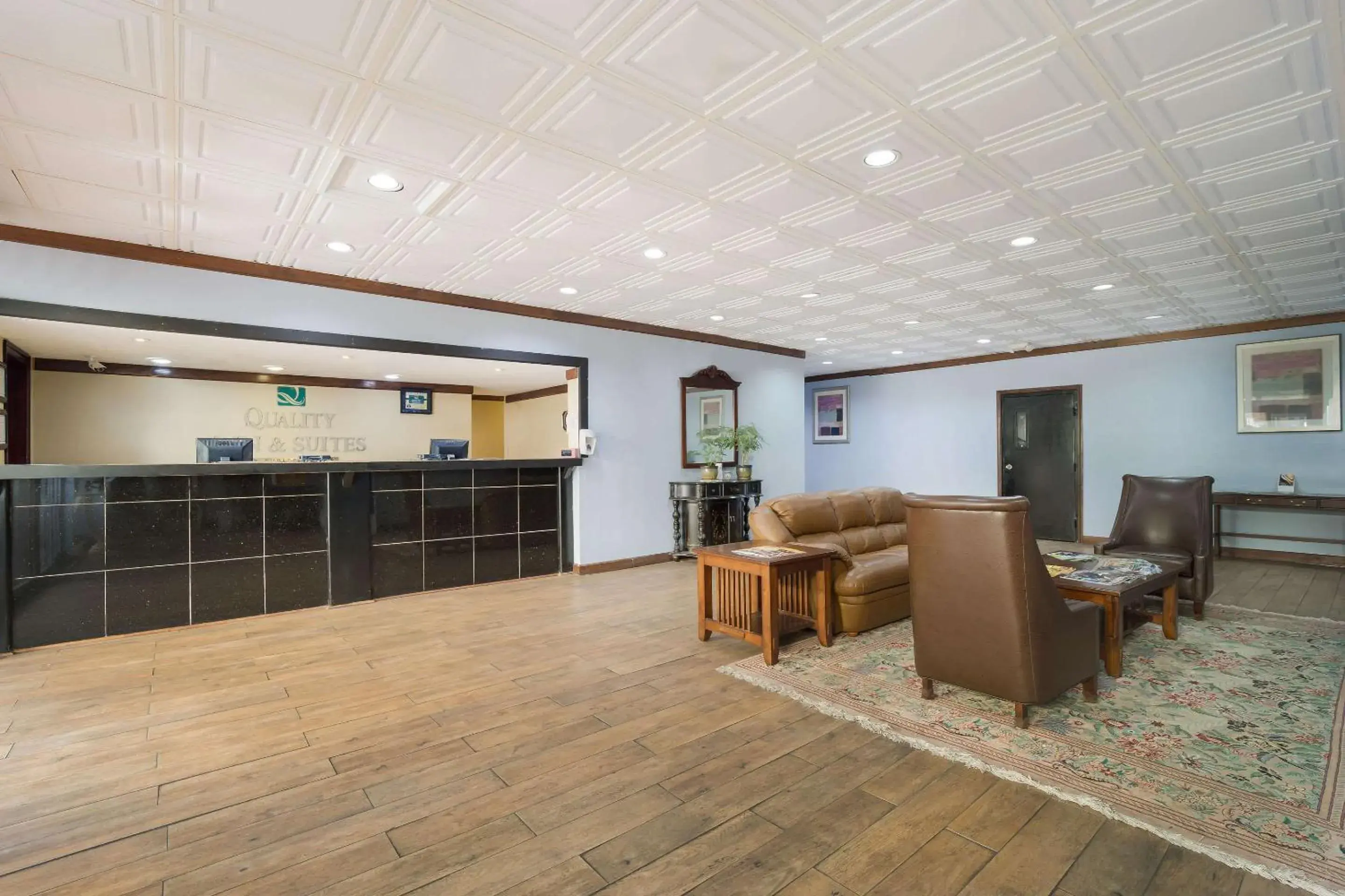 Lobby or reception in Quality Inn & Suites Conference Center Statesboro Historic District Lobby or reception in Quality Inn & Suites Conference Center Statesboro Historic District