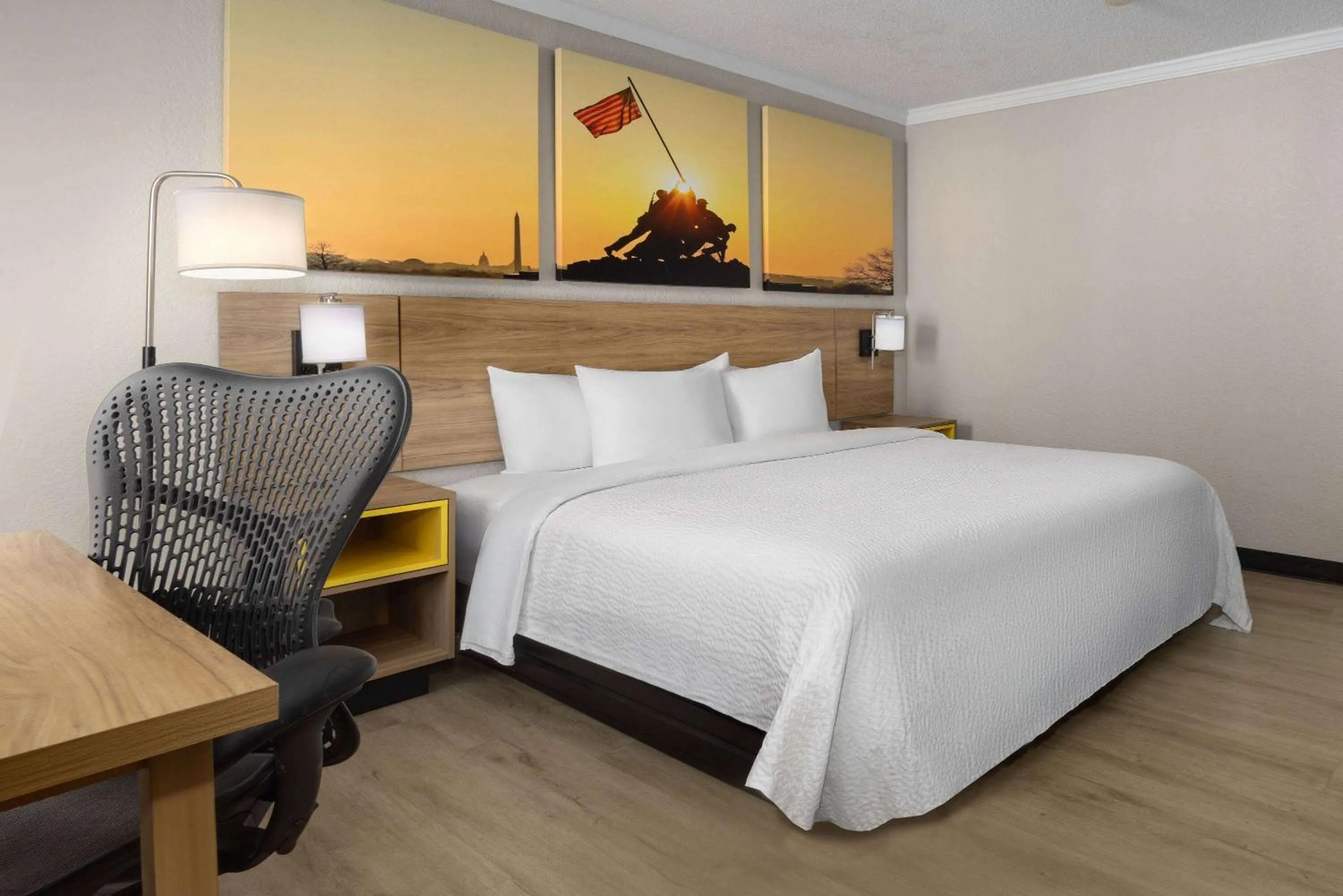 Photo of the whole room, Bed in Days Inn by Wyndham Hinesville Near Fort Stewart, Newly Renovated, Free Hot Breakfast, Restaurant and Bar