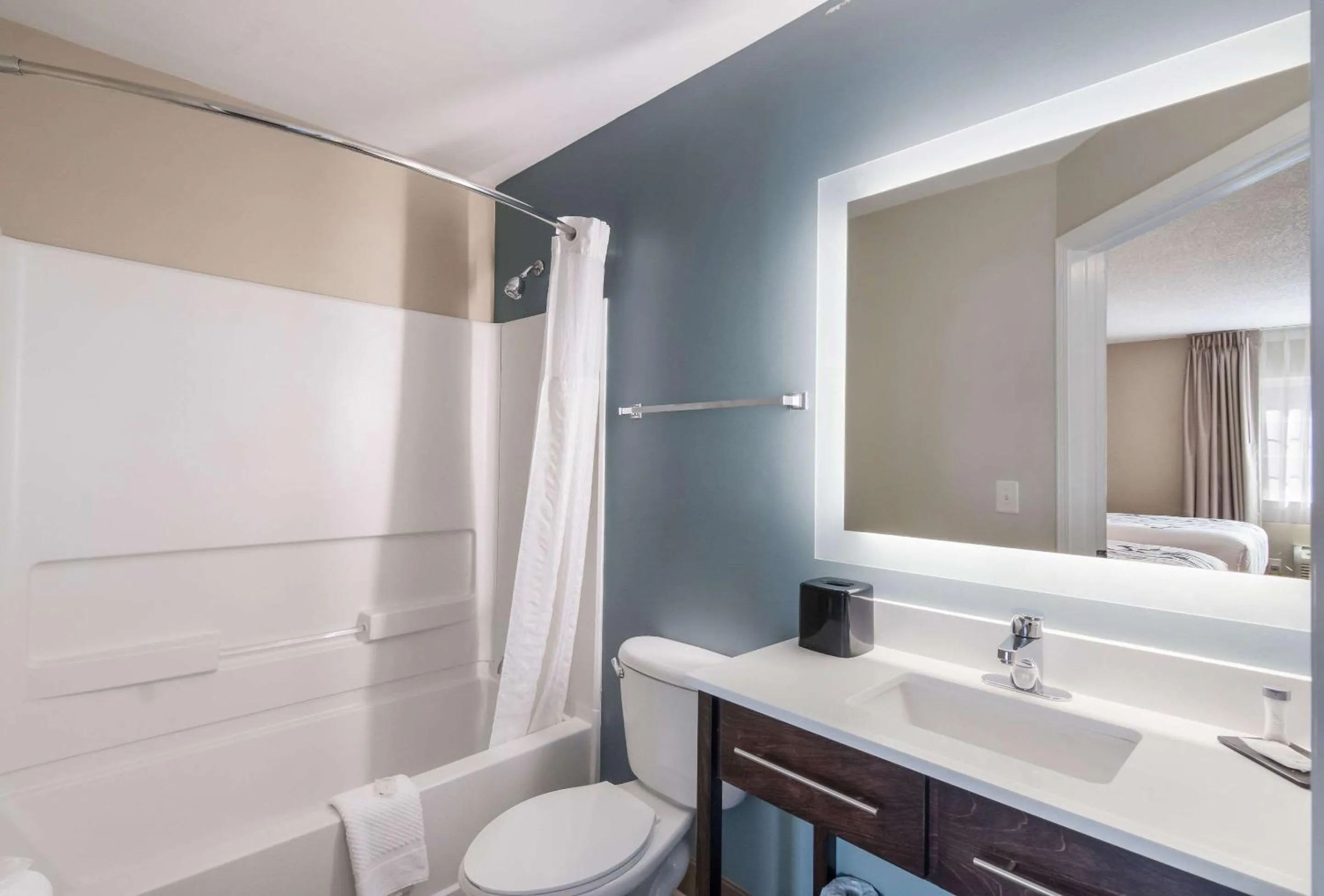 Bathroom in Sleep Inn & Suites Columbus near Fort Benning