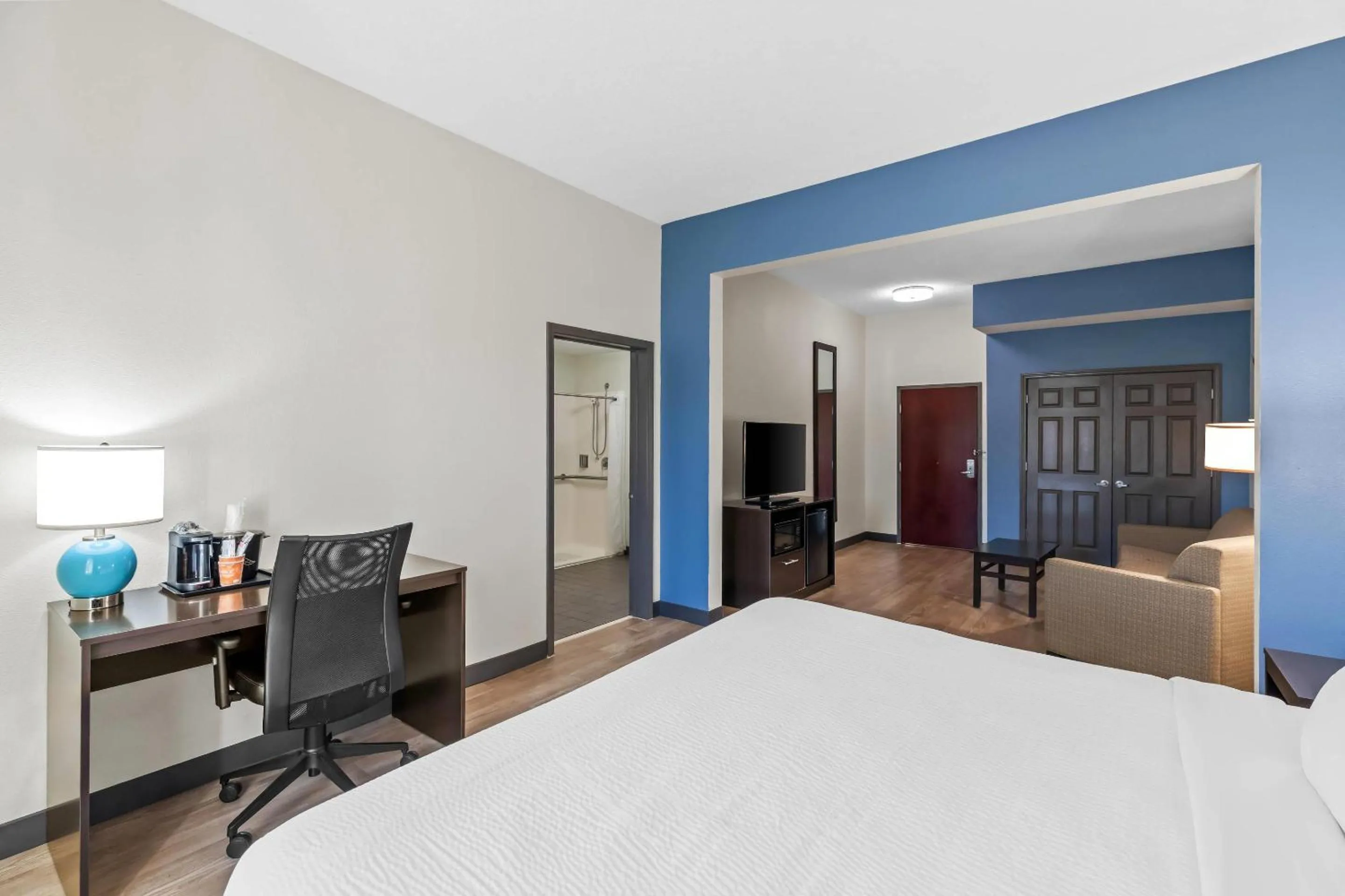 Bedroom, Bed in Sleep Inn & Suites Hiram - Atlanta Northwest