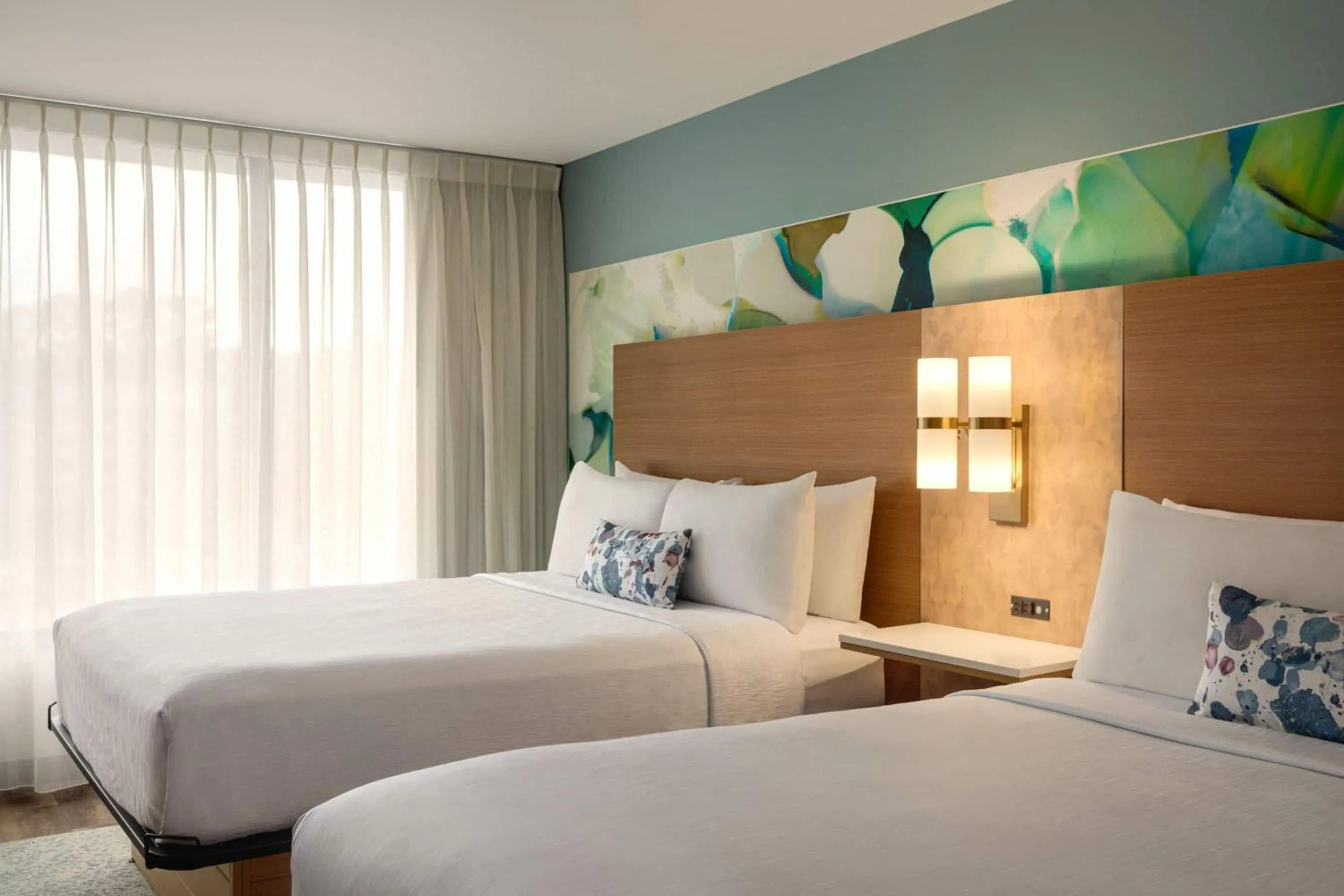 Photo of the whole room, Bed in Wyndham Garden Atlanta Airport
