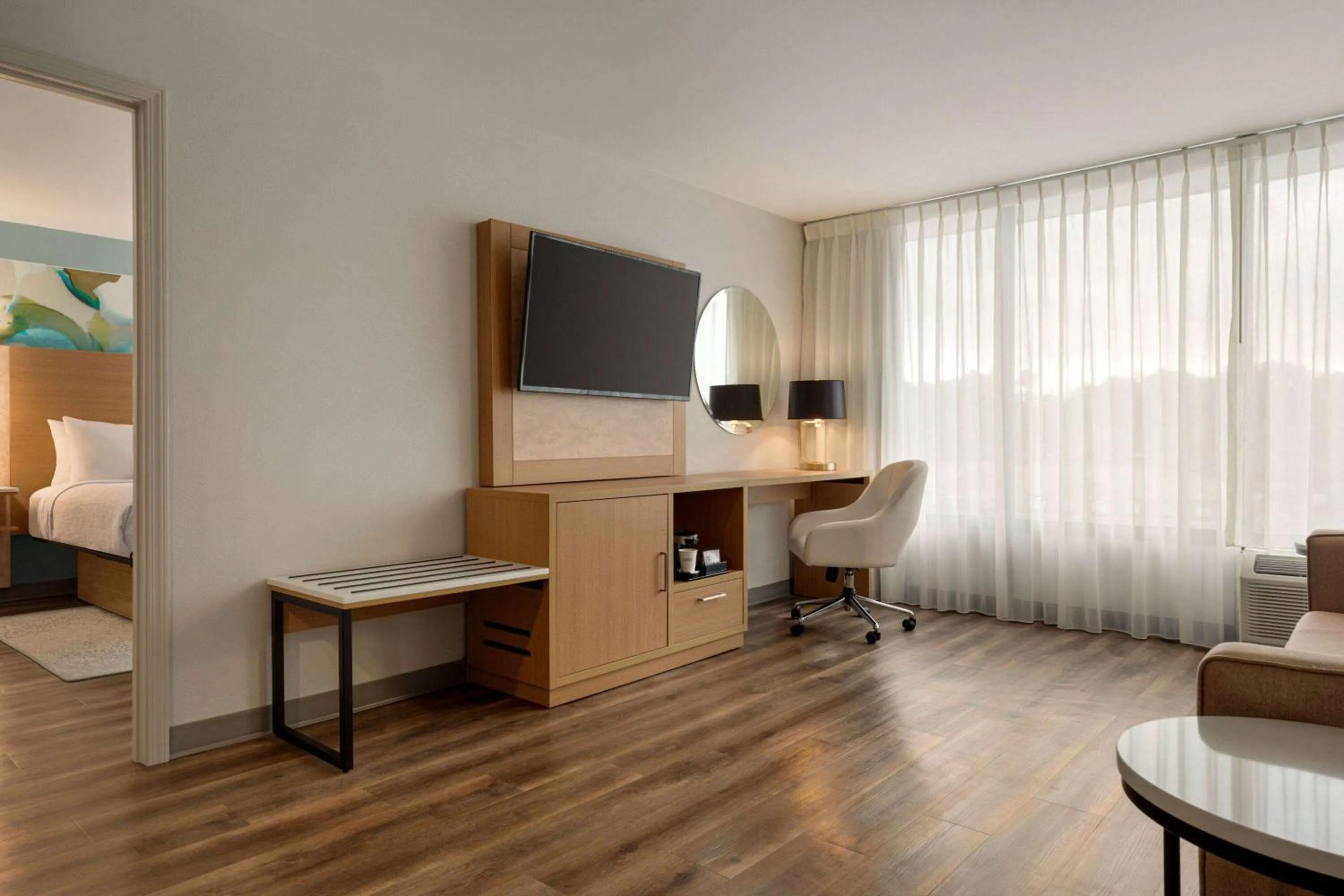 Photo of the whole room in Wyndham Garden Atlanta Airport