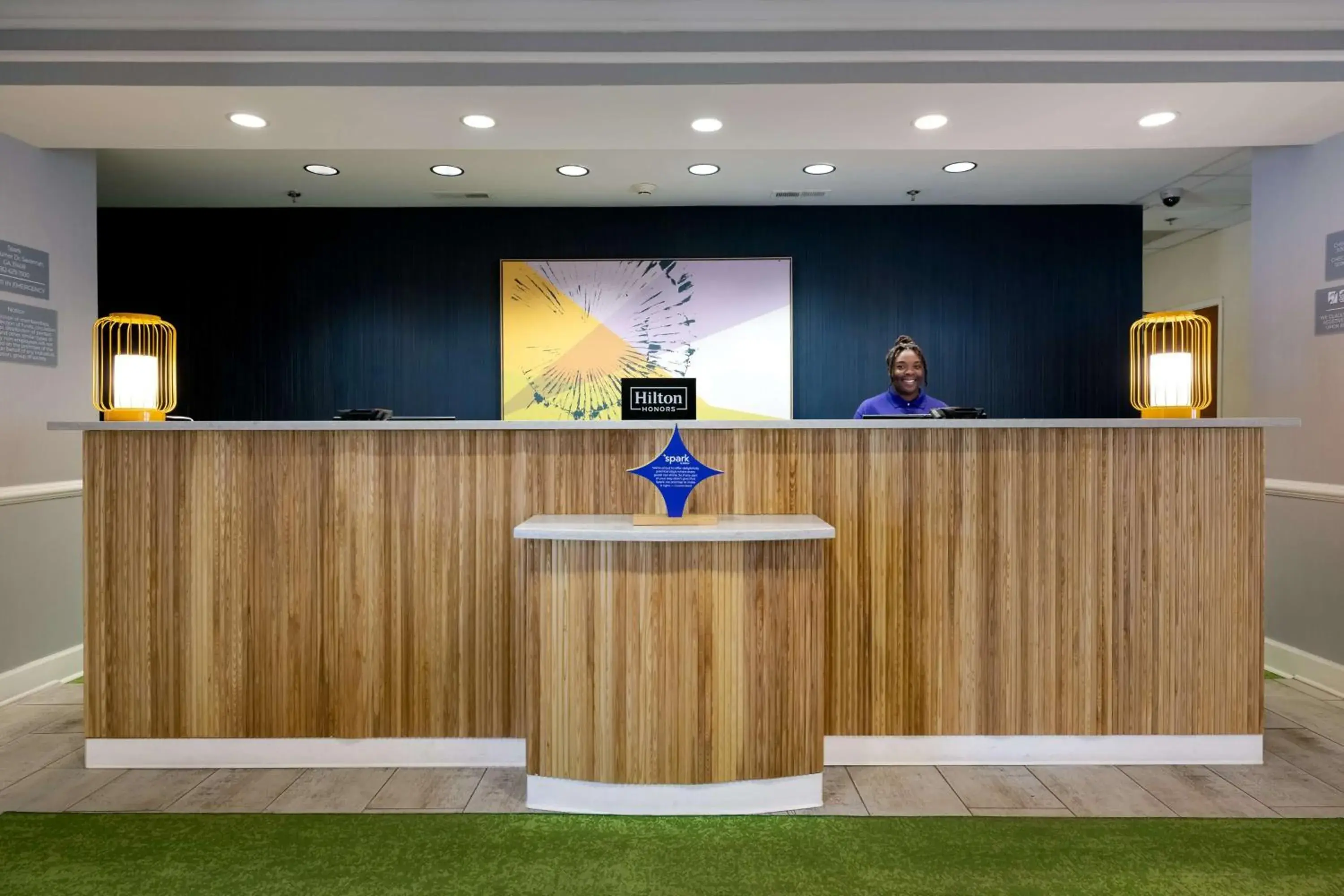 Lobby or reception in Spark by Hilton Savannah Airport Lobby or reception in Spark by Hilton Savannah Airport
