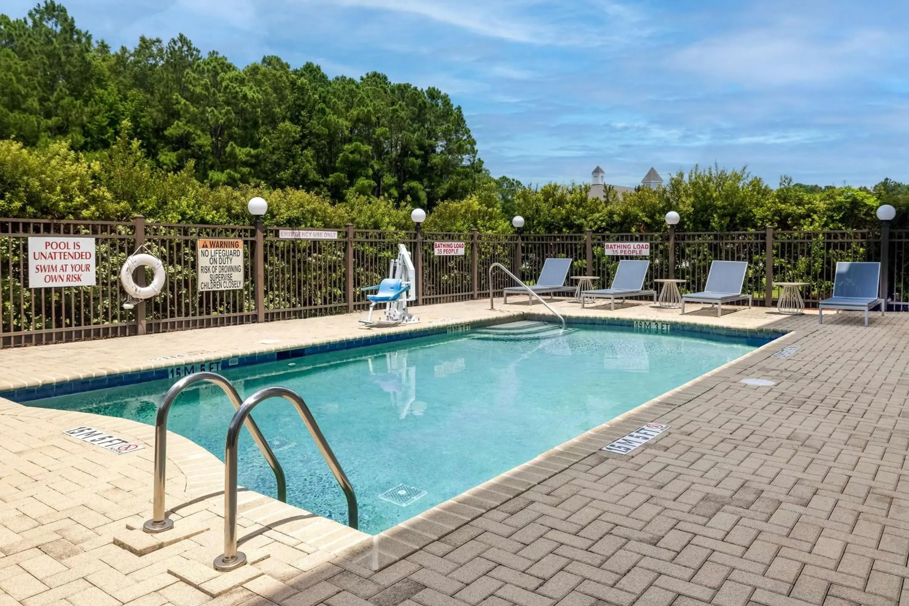 Pool view in Spark by Hilton Savannah Airport Pool view in Spark by Hilton Savannah Airport