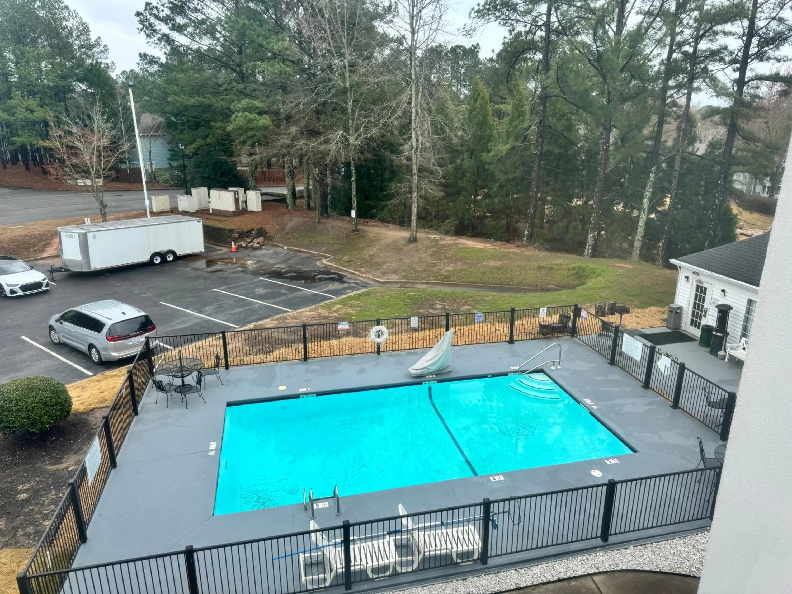 Pool view in Quality Inn Newnan - Atlanta South