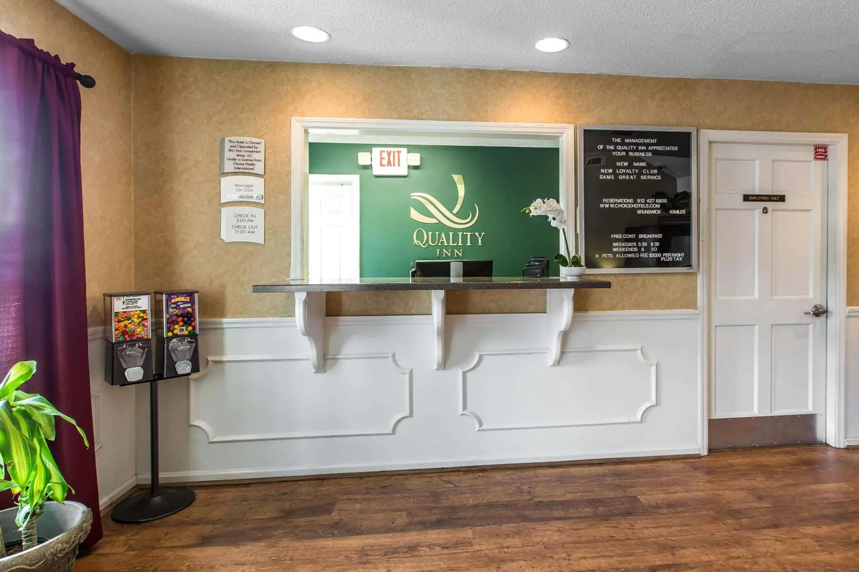 Lobby or reception, Lobby/Reception in Quality Inn Jesup Lobby or reception, Lobby/Reception in Quality Inn Jesup