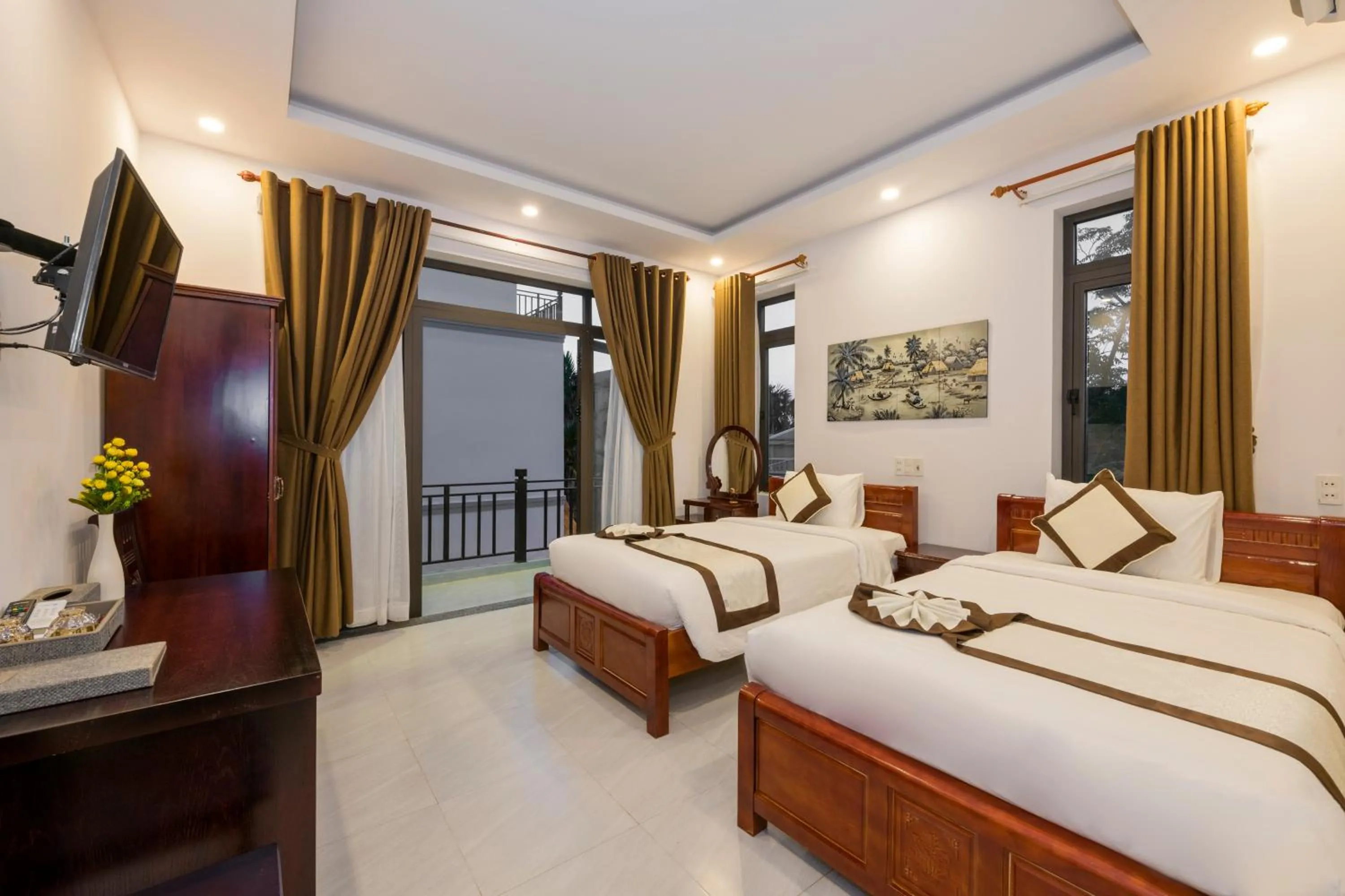 Bedroom, Bed in Hoi An Fairy Garden Villa