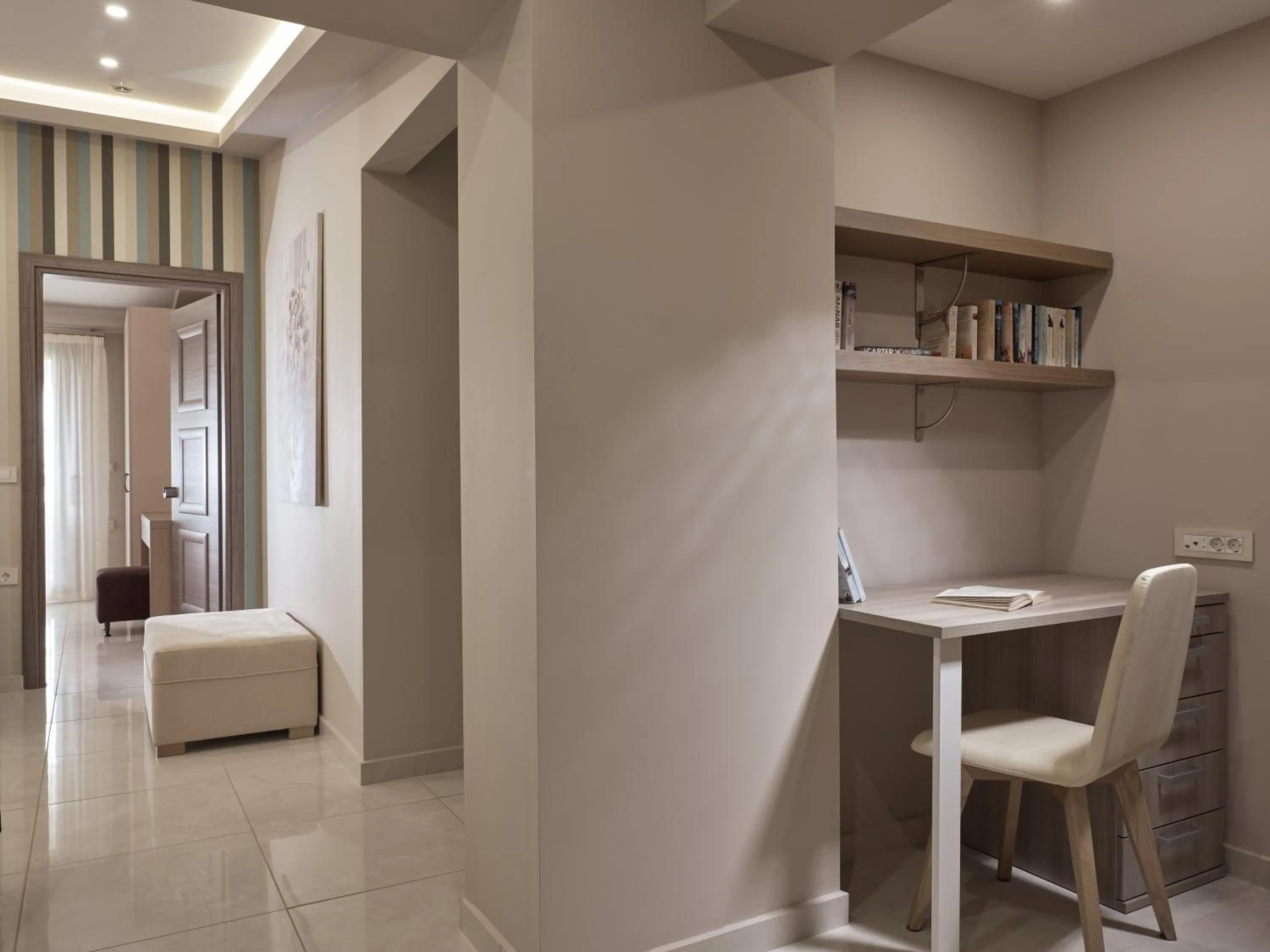 Seating area in Koukounaria Hotel & Suites