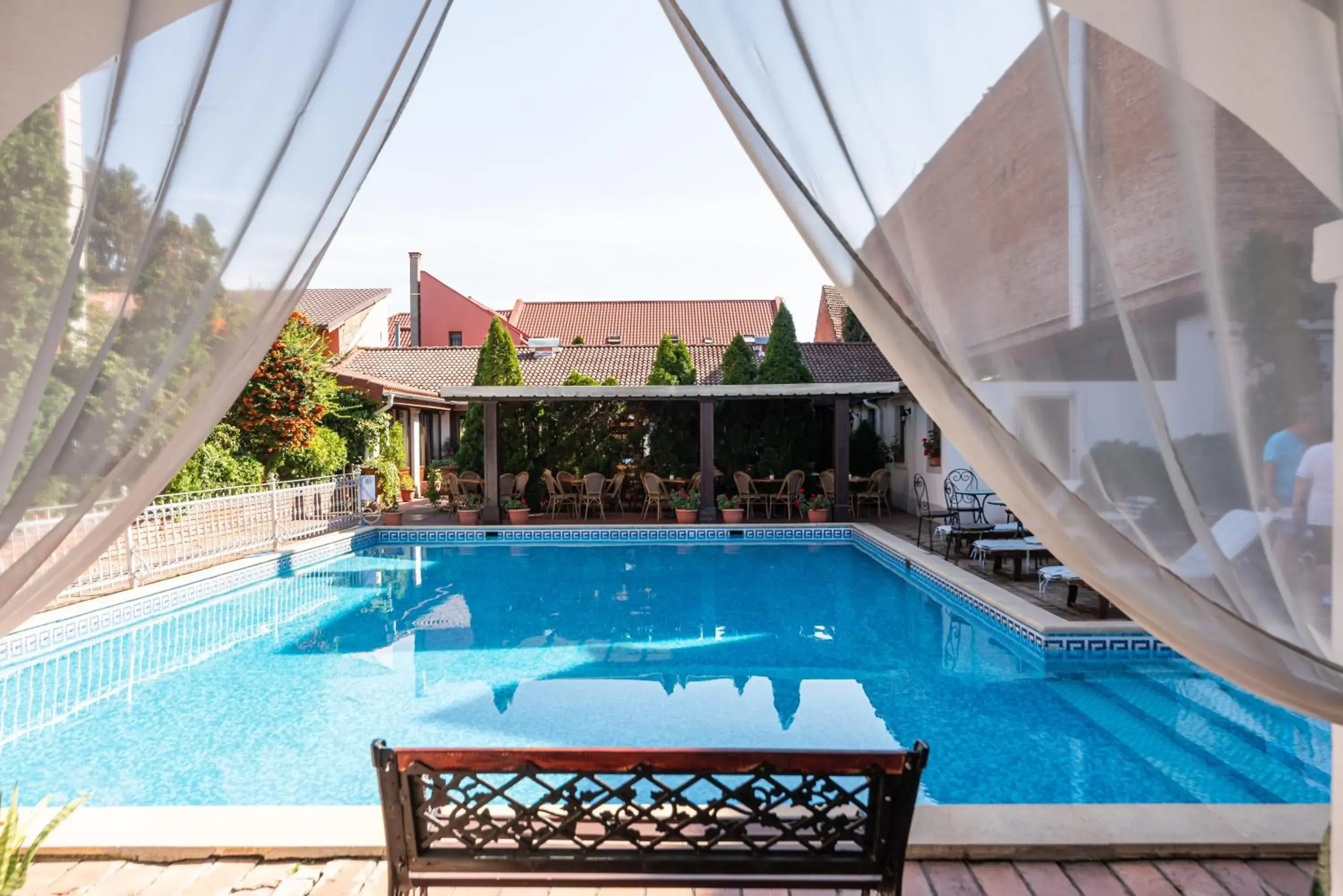 Swimming pool in Casa del Sole Boutique Hotel Timisoara Swimming pool in Casa del Sole Boutique Hotel Timisoara