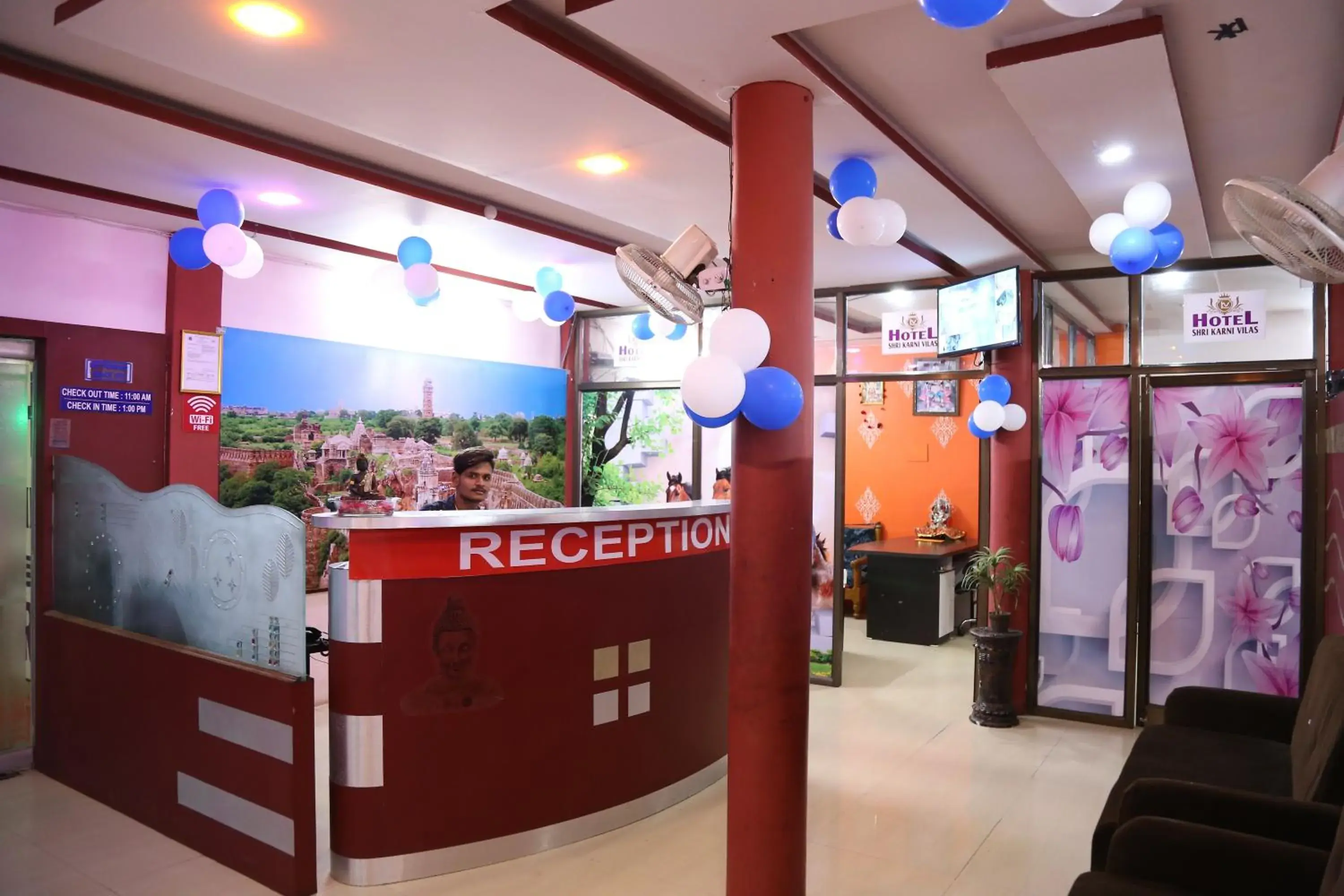 Lobby or reception in Hotel Shri Karni Vilas & SPA Lobby or reception in Hotel Shri Karni Vilas & SPA
