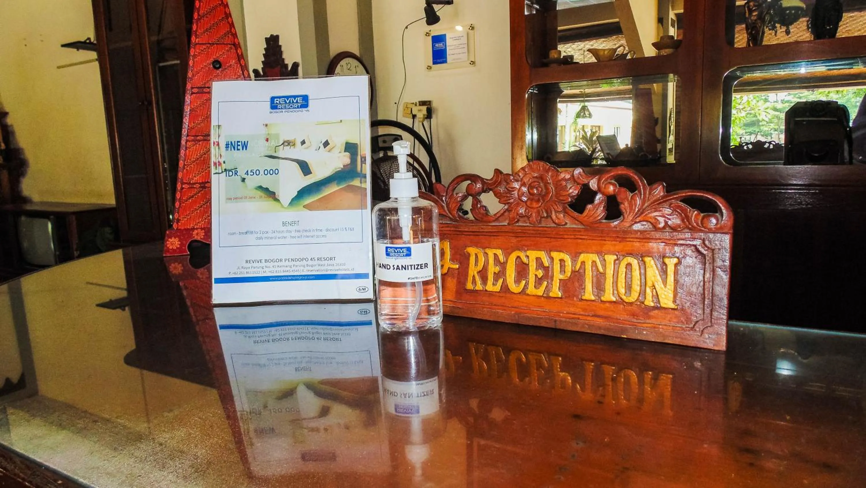 Lobby or reception in Pendopo 45 Resort