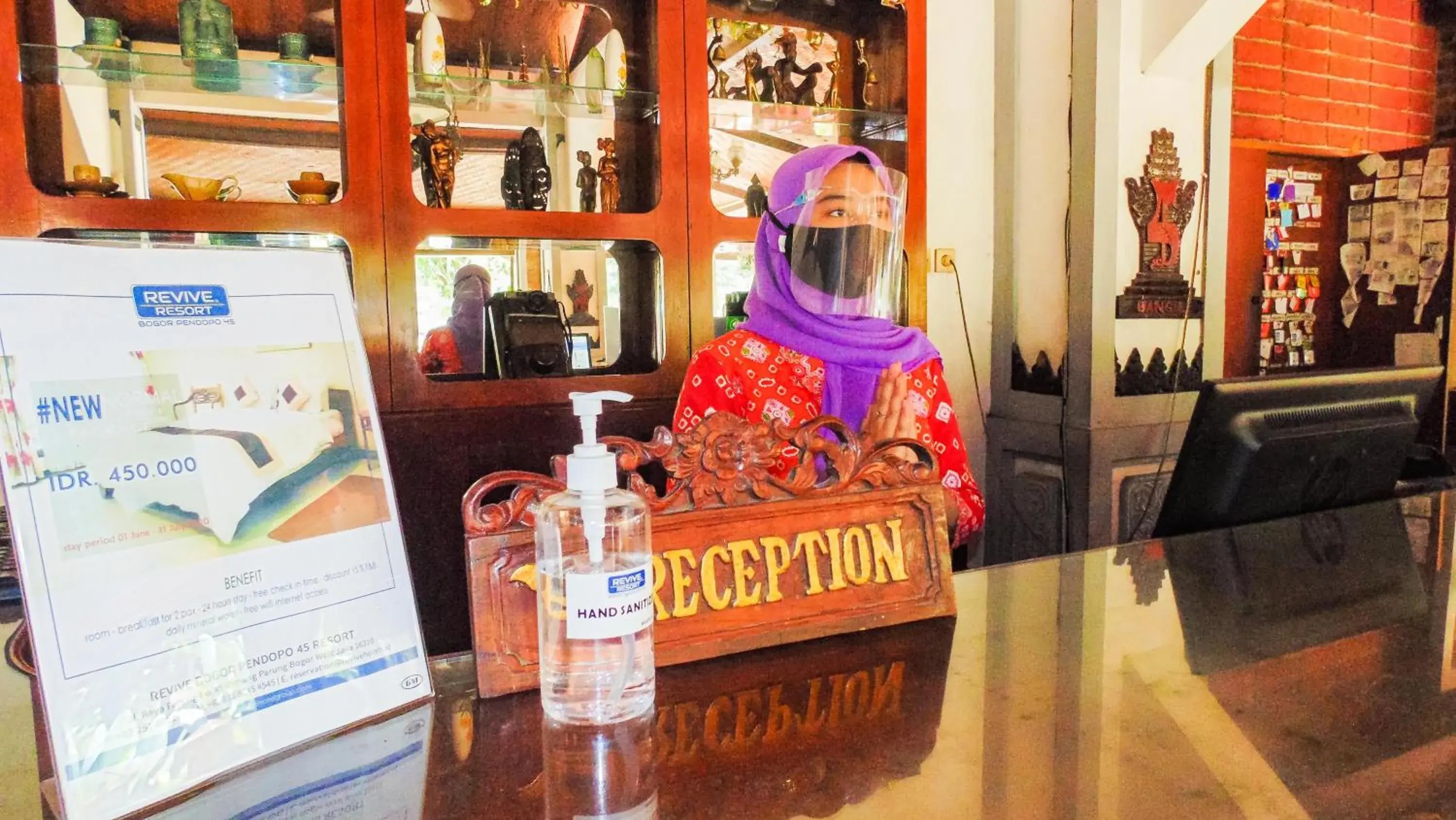 Lobby or reception in Pendopo 45 Resort Lobby or reception in Pendopo 45 Resort