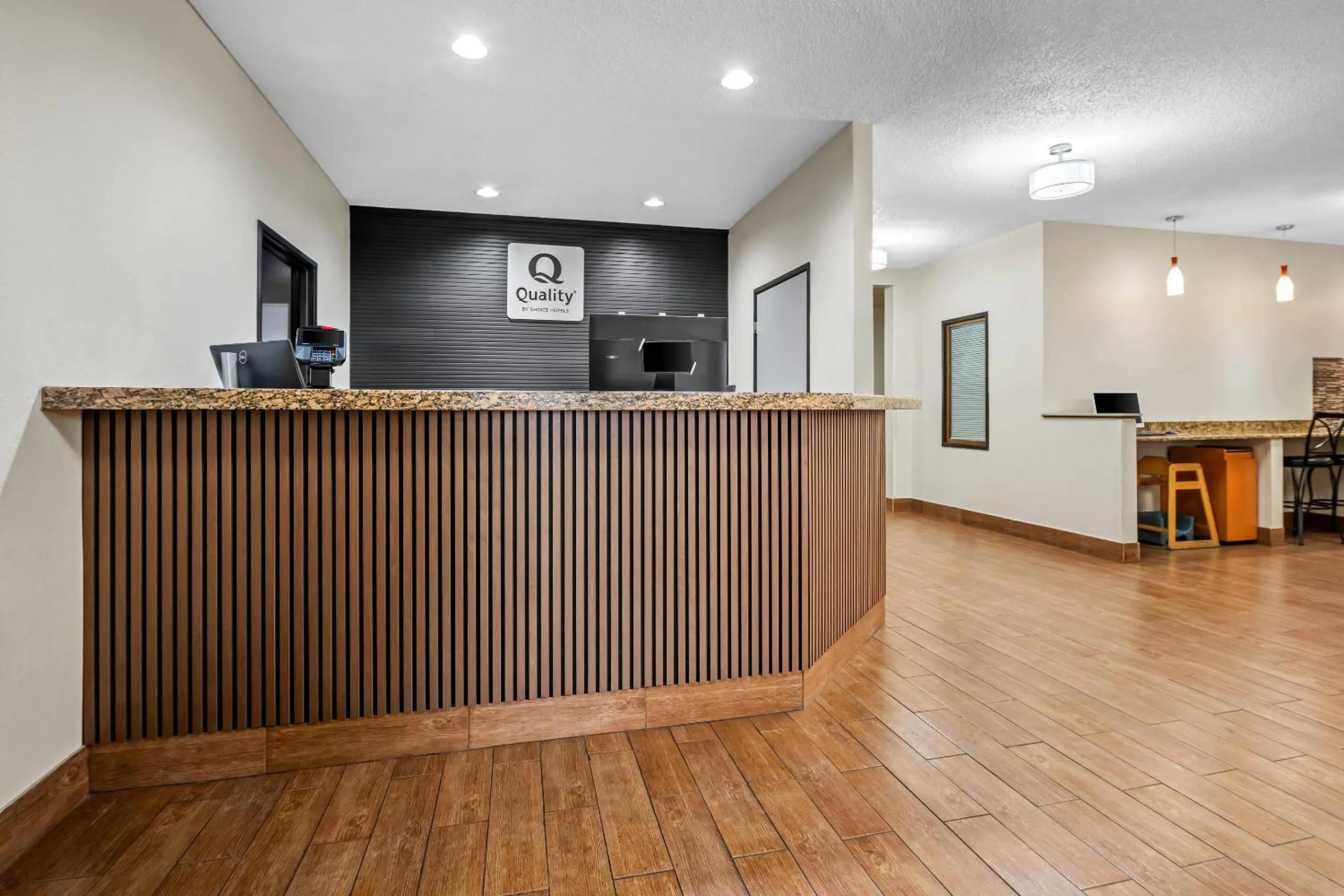 Lobby or reception in Quality Inn Dubuque on Hwy 20