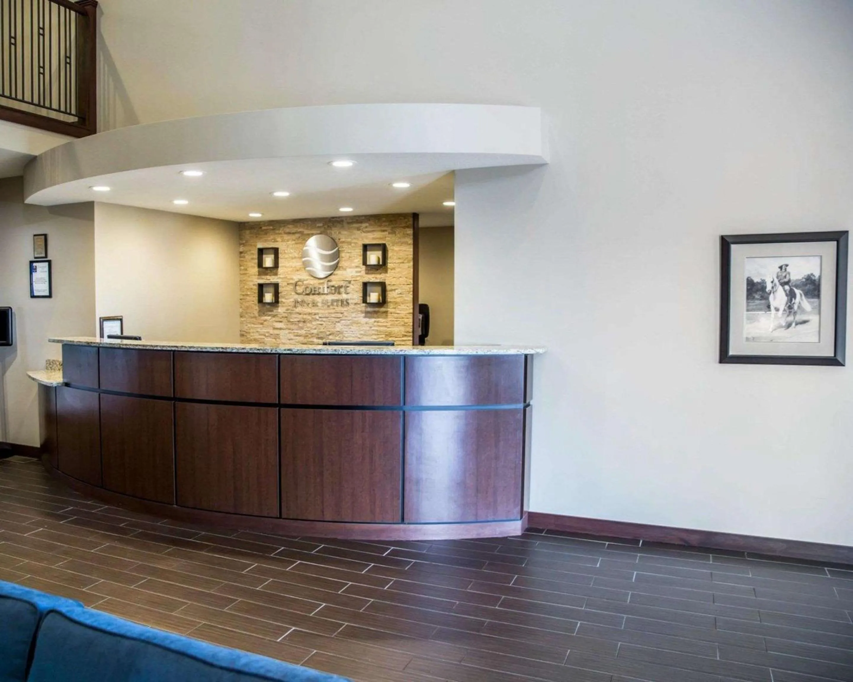 Lobby or reception in Comfort Inn & Suites Riverview near Davenport and I-80