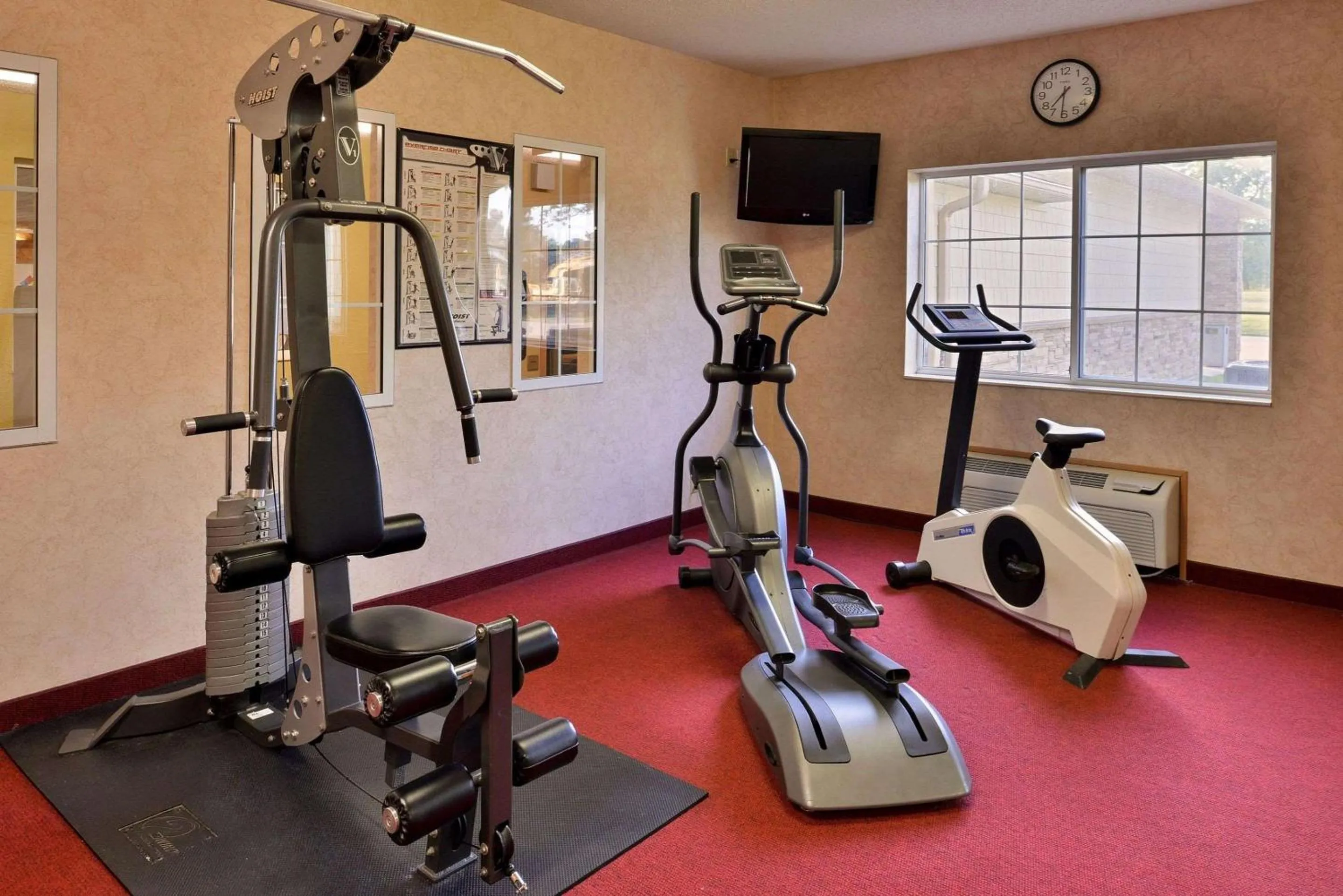 Fitness centre/facilities in Comfort Inn & Suites Riverview near Davenport and I-80
