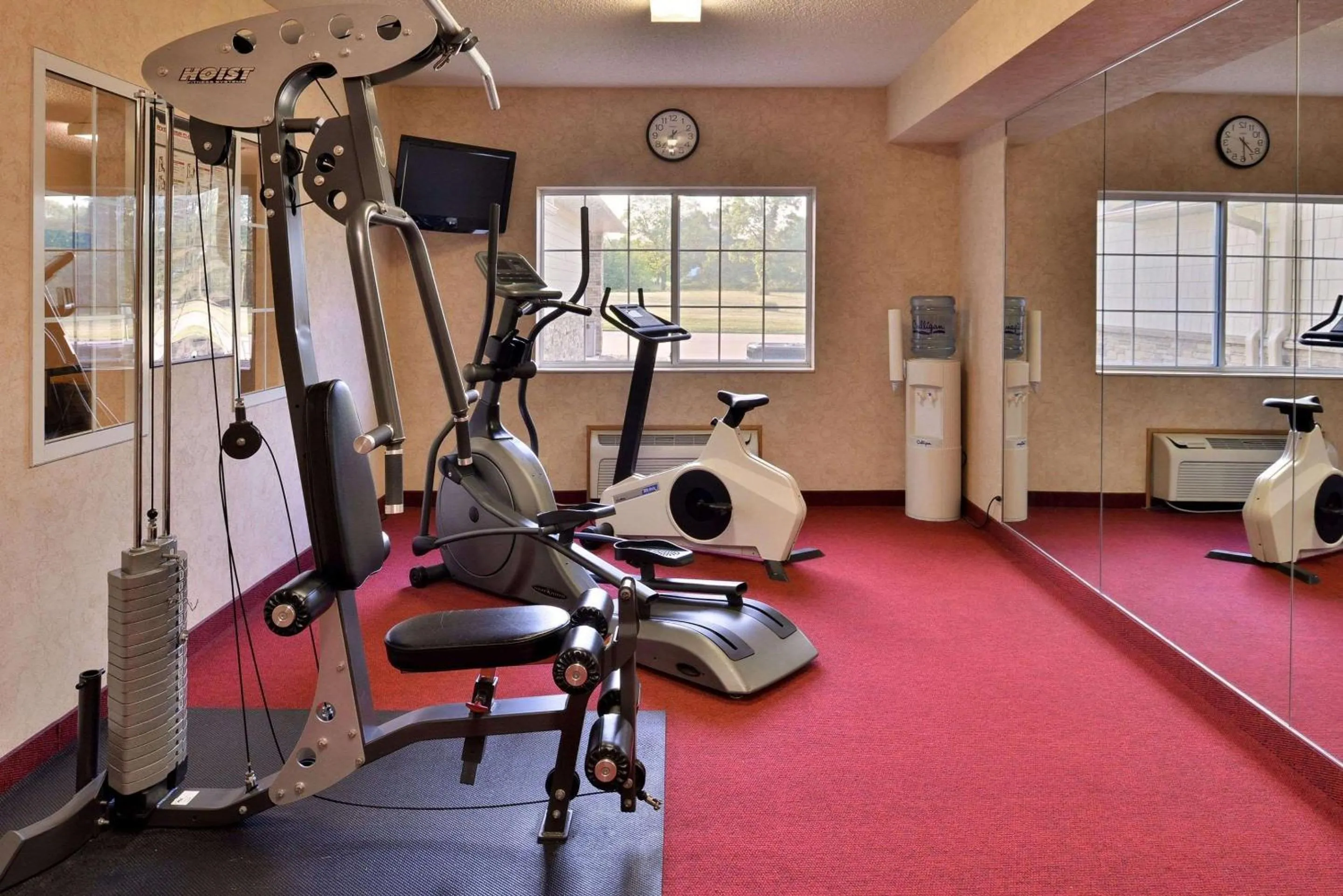 Fitness centre/facilities in Comfort Inn & Suites Riverview near Davenport and I-80