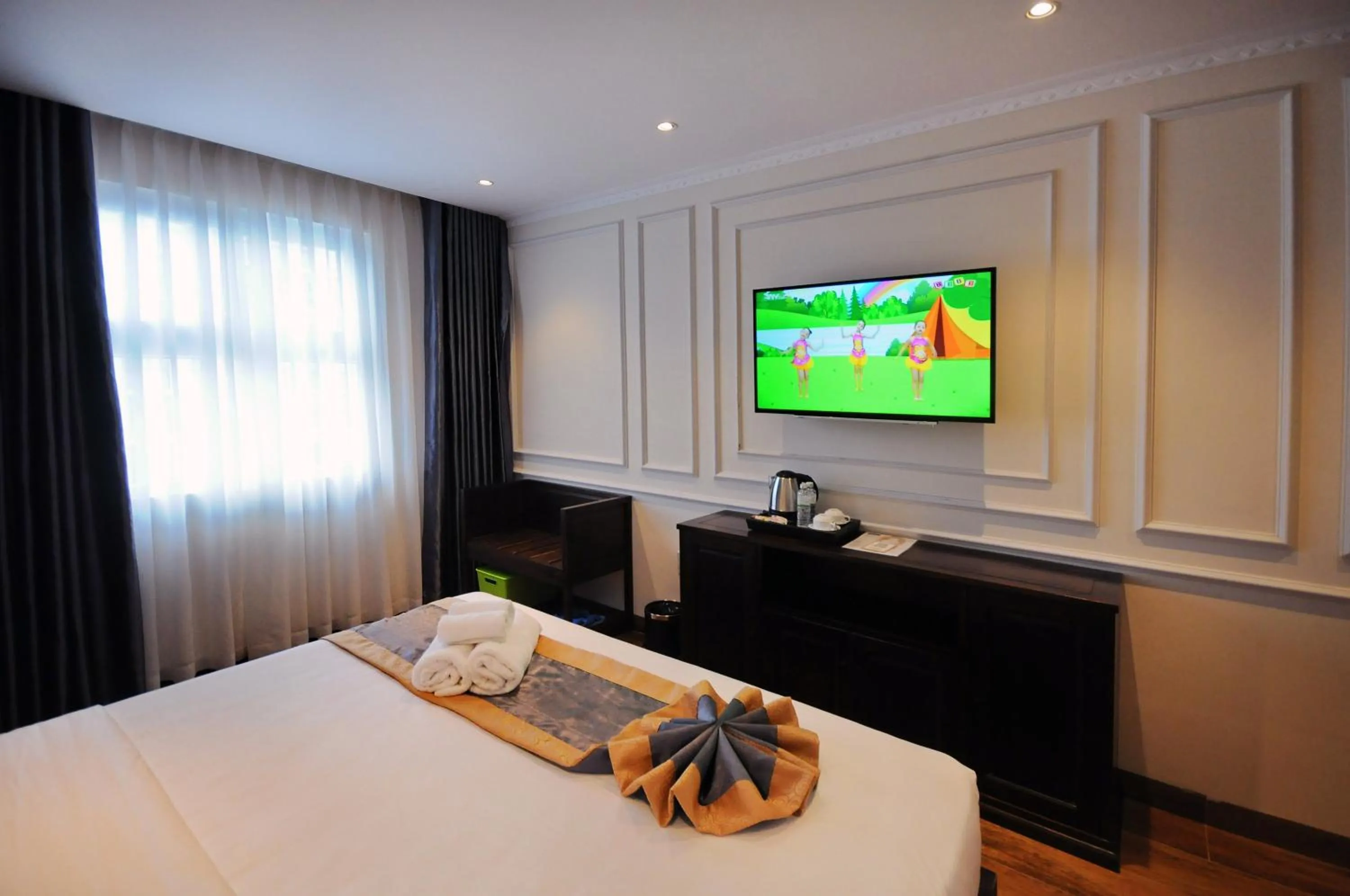 Photo of the whole room, Bed in Apollo Hotel Nha Trang Beach