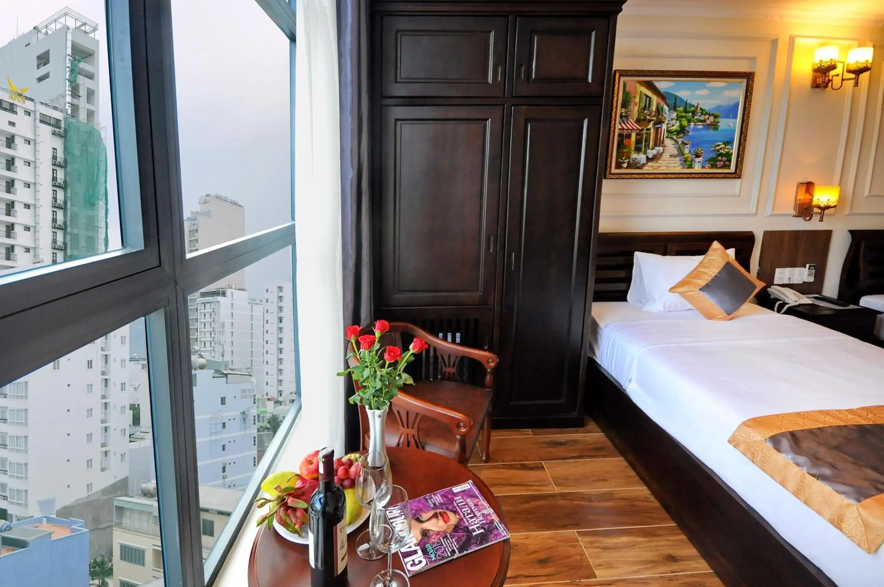 City view, Bed in Apollo Hotel Nha Trang Beach City view, Bed in Apollo Hotel Nha Trang Beach