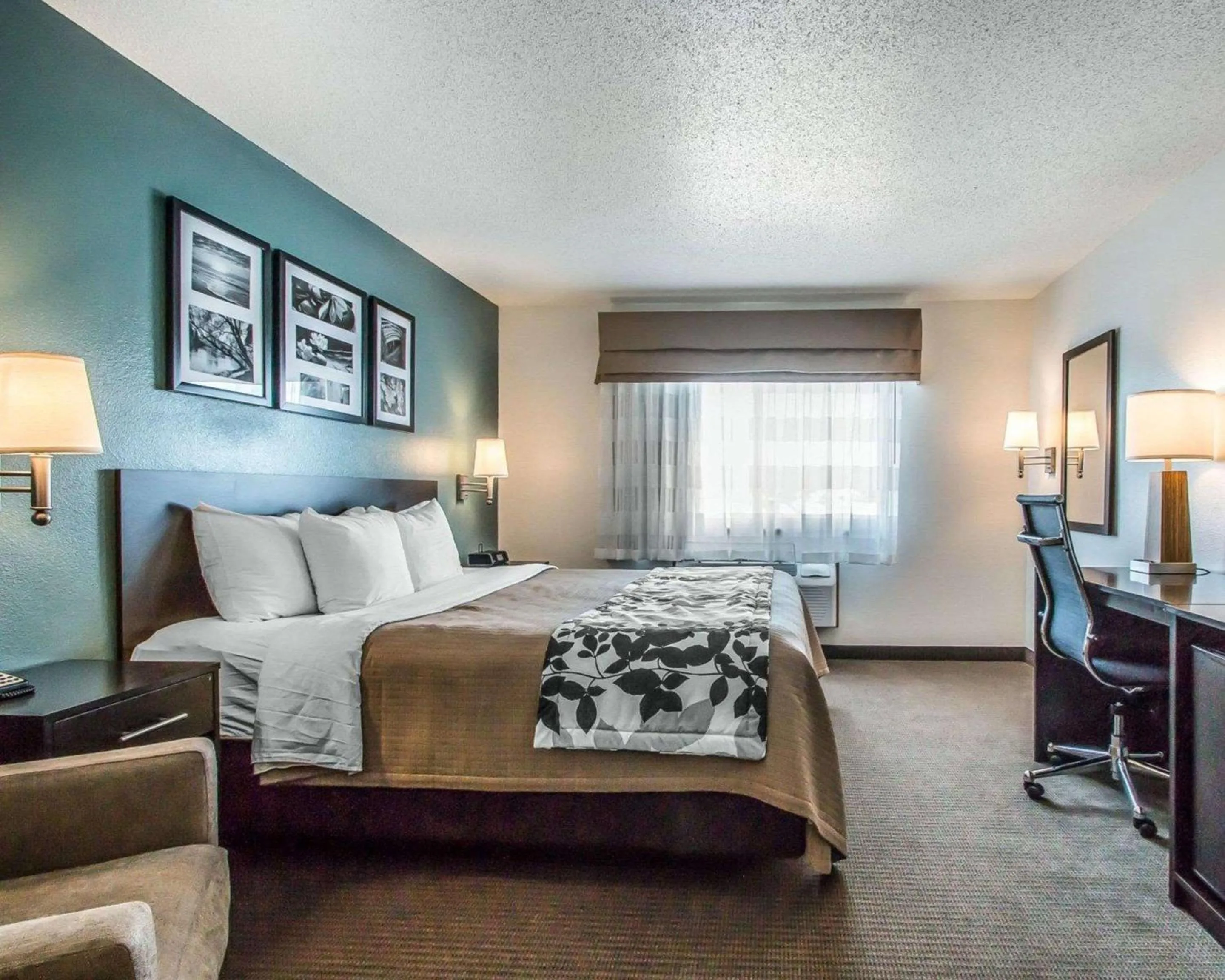 Photo of the whole room, Bed in Sleep Inn & Suites Mount Vernon