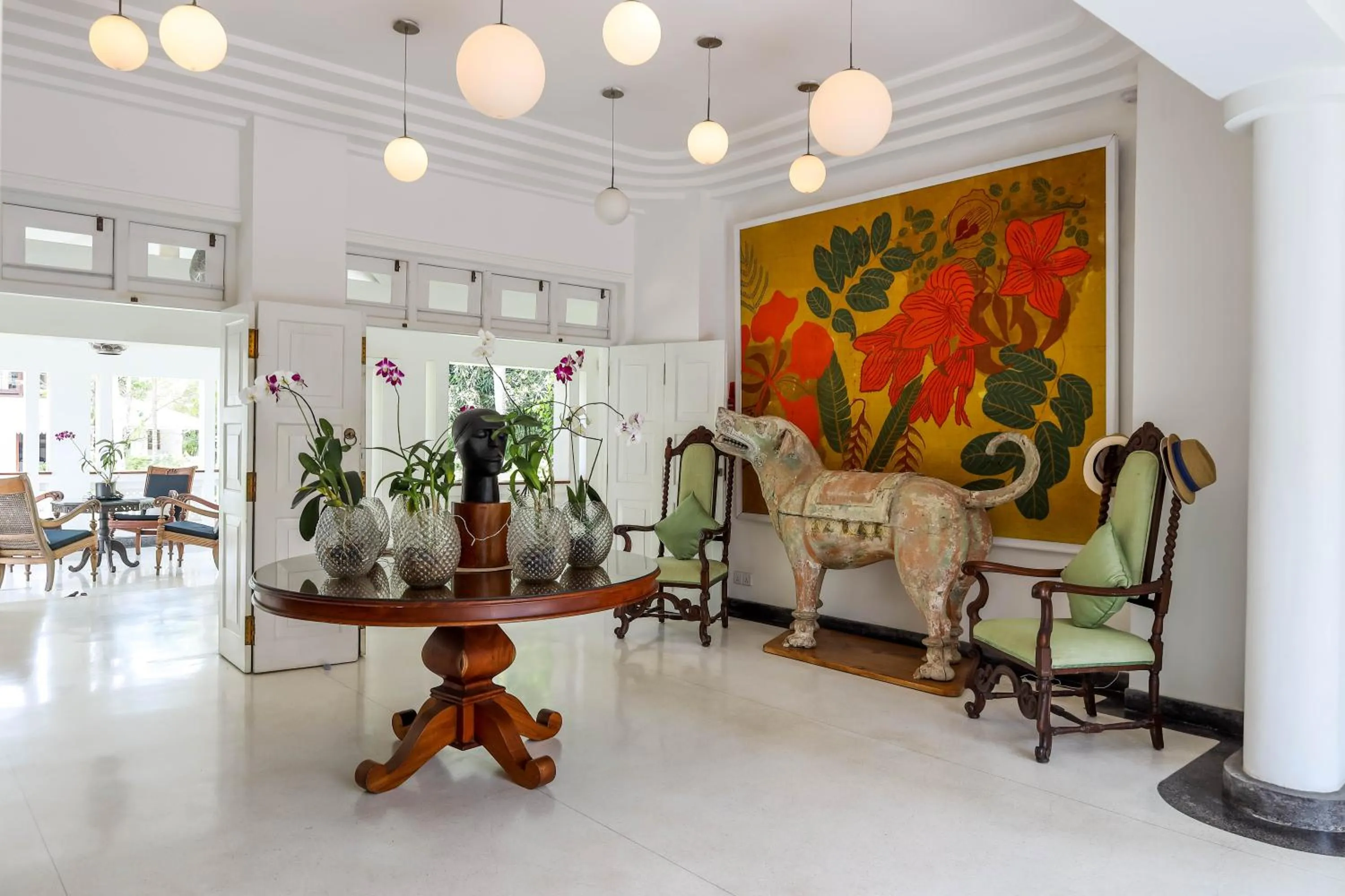 Facade/entrance in The Flame Tree Estate & Hotel