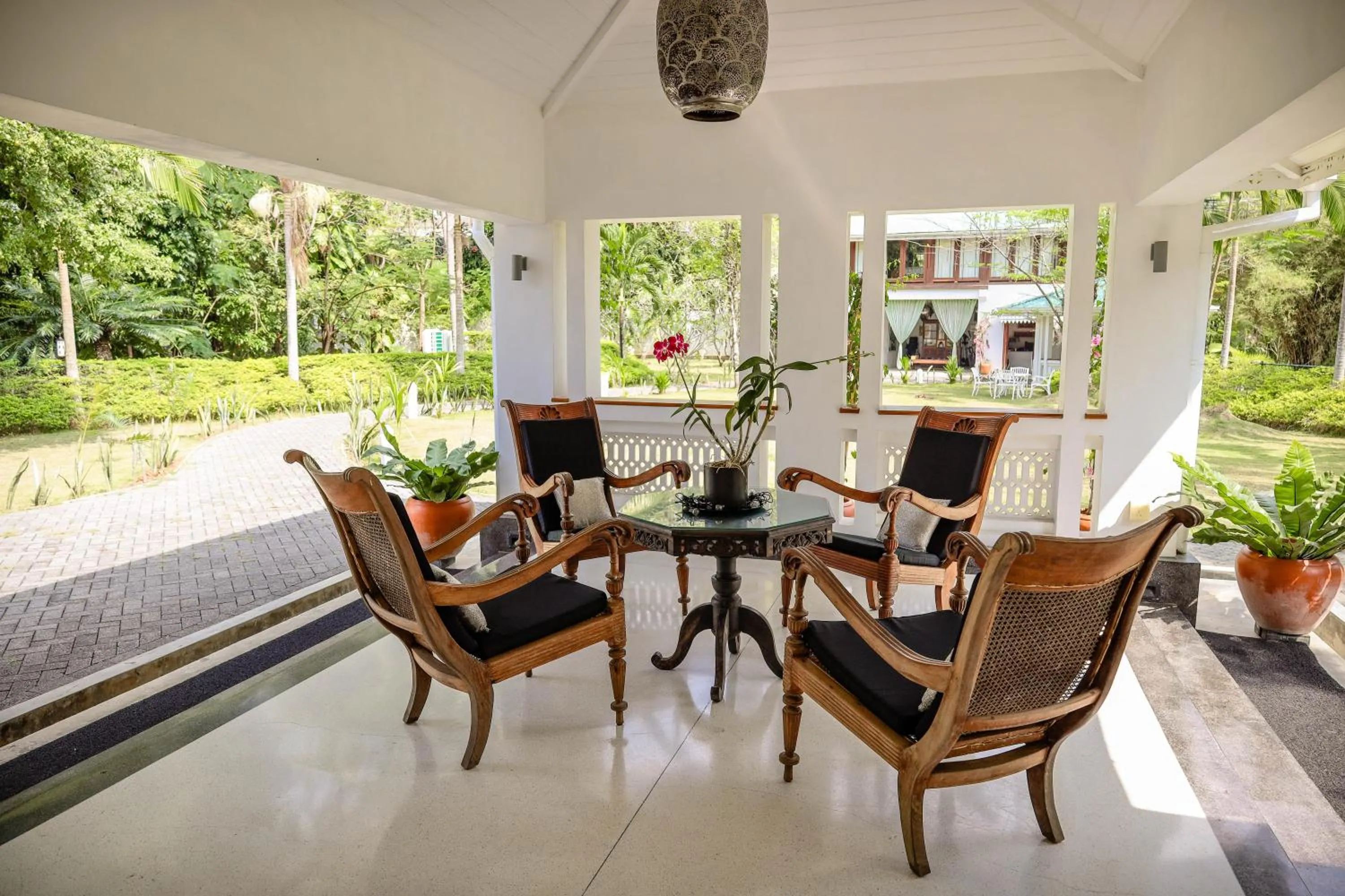 Facade/entrance in The Flame Tree Estate & Hotel