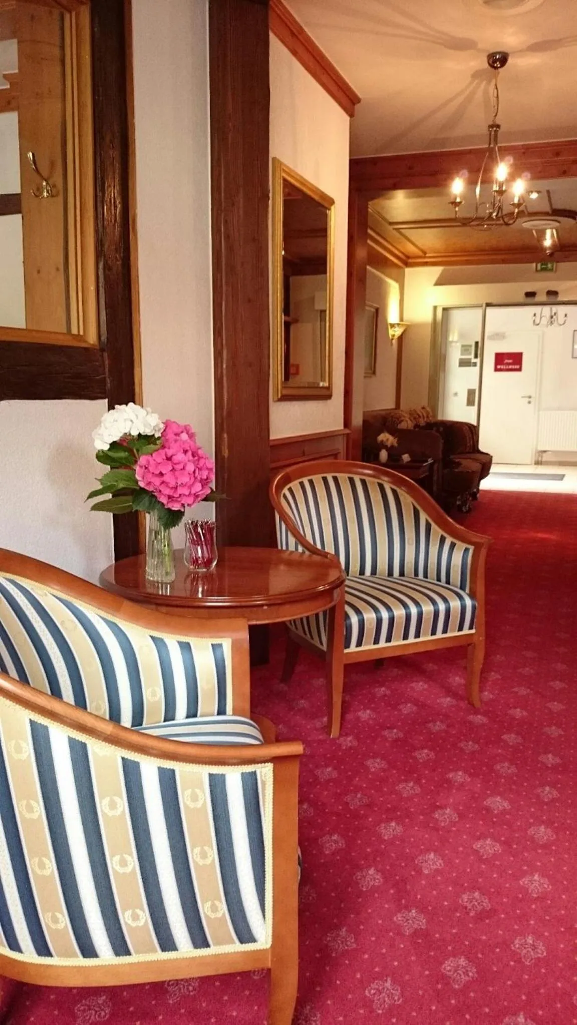 Lobby or reception in Fürstenhof Wernigerode Garni