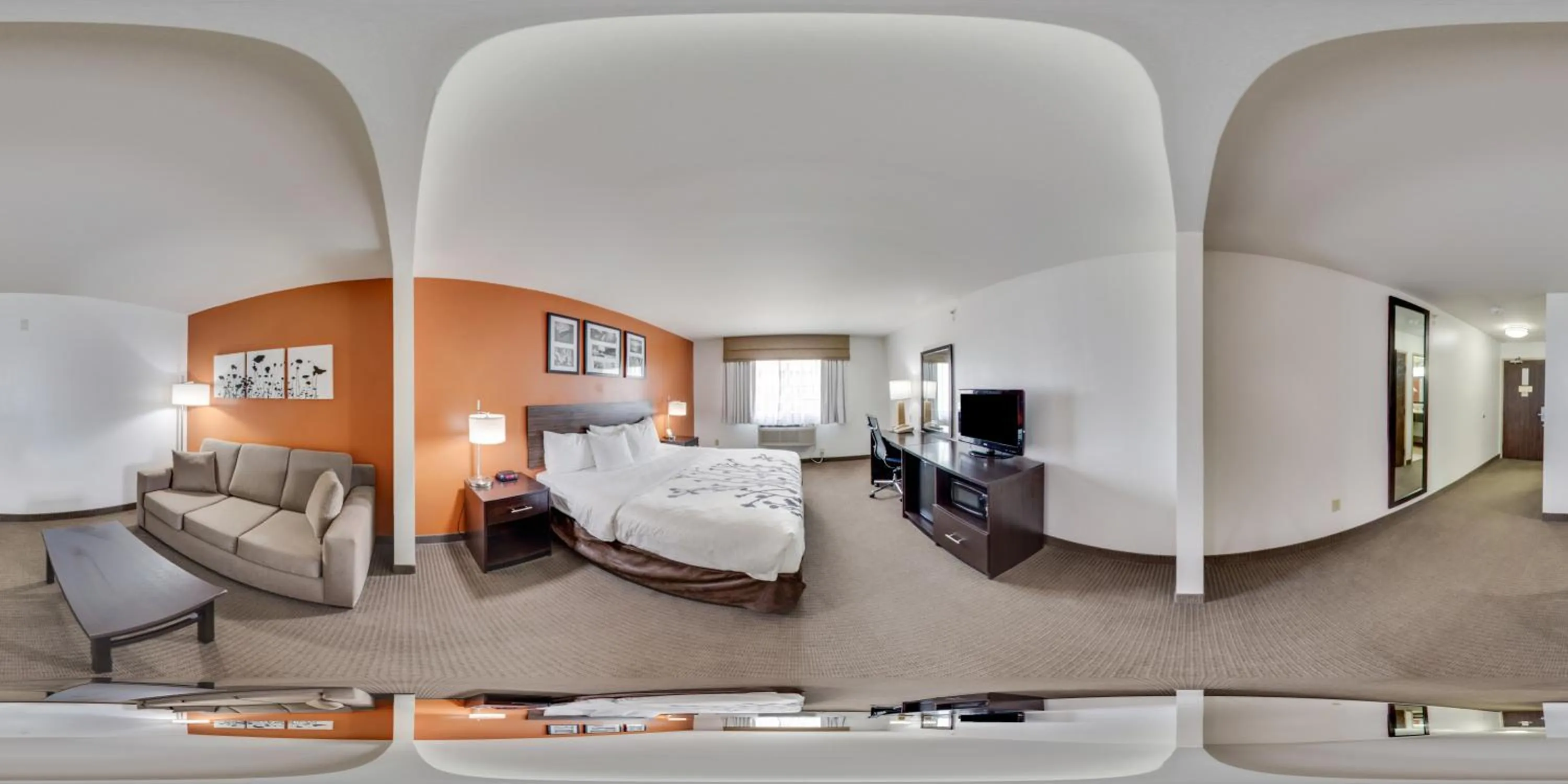 Bed in Sleep Inn & Suites North Liberty - Liberty City