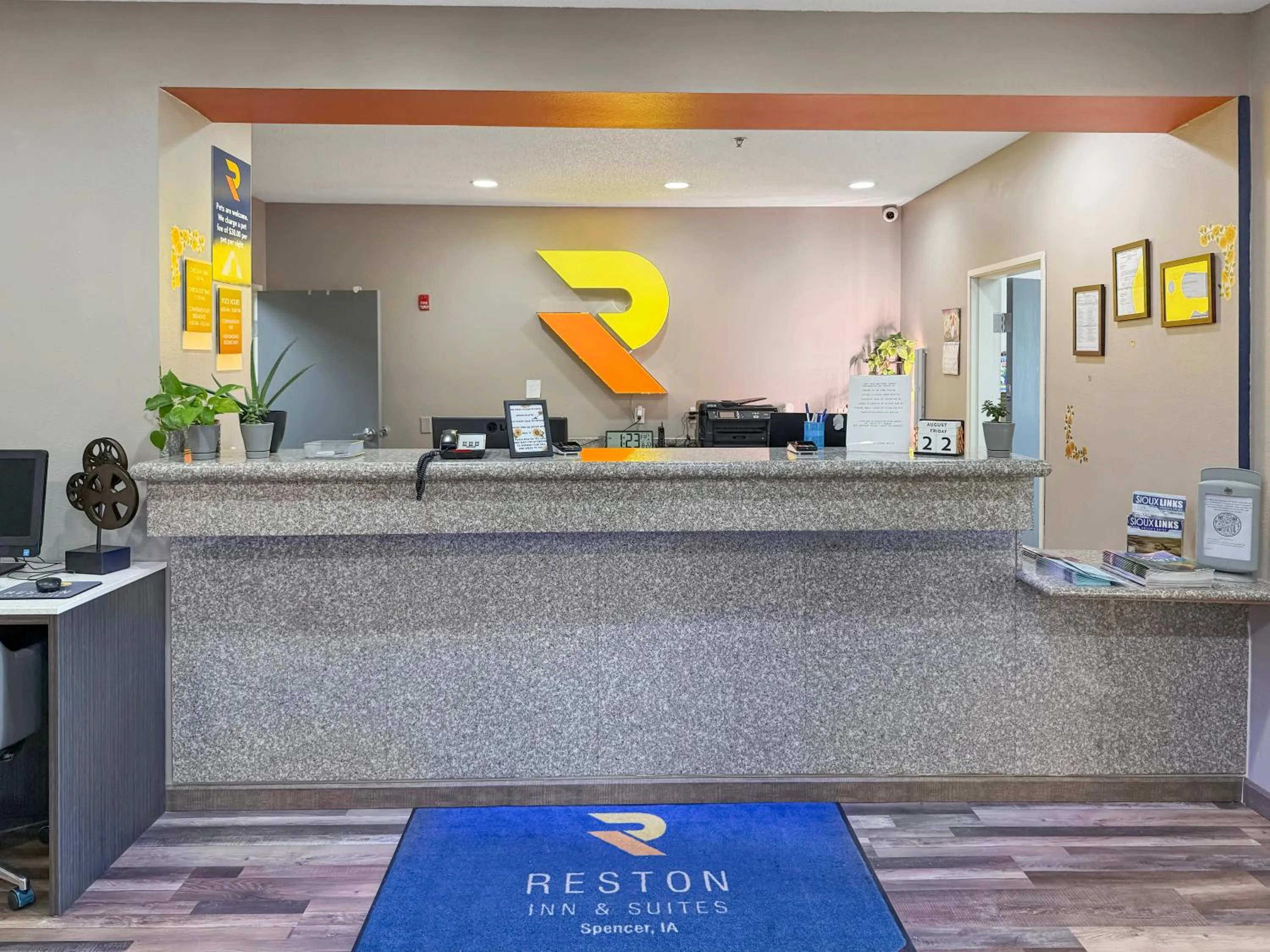 Property logo or sign in Reston Inn & Suites