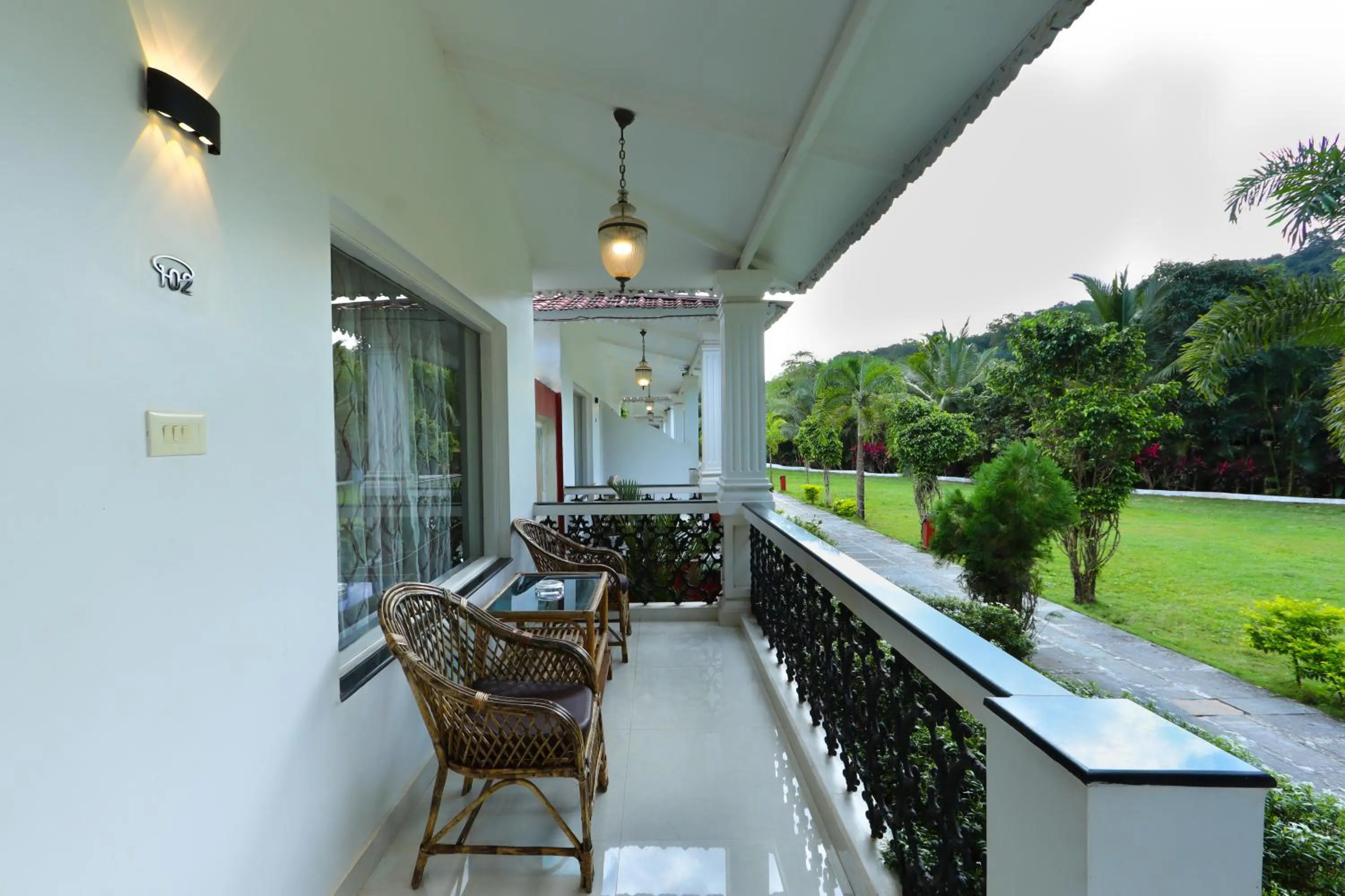 Balcony/Terrace in Wild Berry Resort Agonda