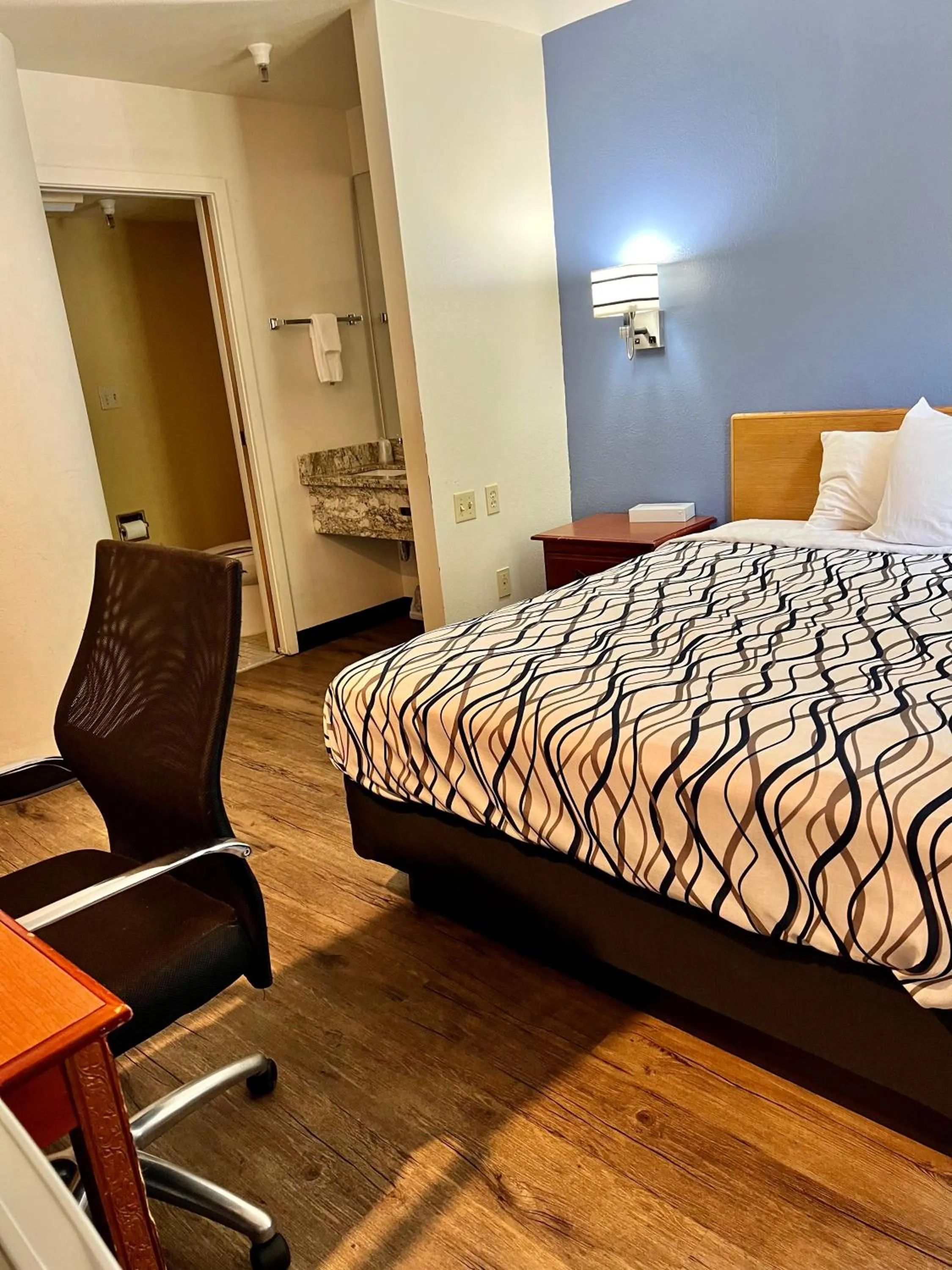 Photo of the whole room, Bed in Rodeway Inn Boise Airport