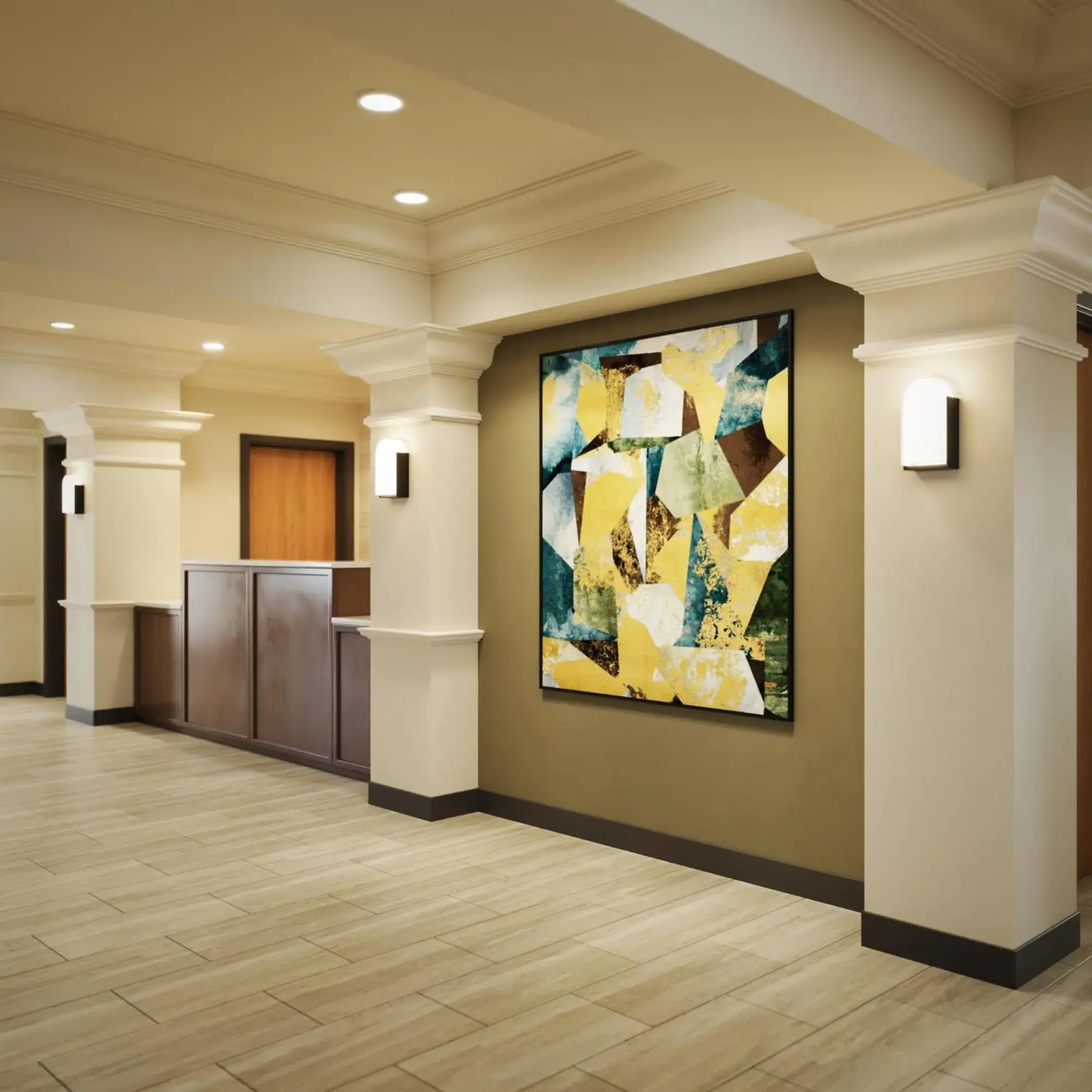 Lobby or reception in Garner Hotel Idaho Falls Southwest by IHG Lobby or reception in Garner Hotel Idaho Falls Southwest by IHG