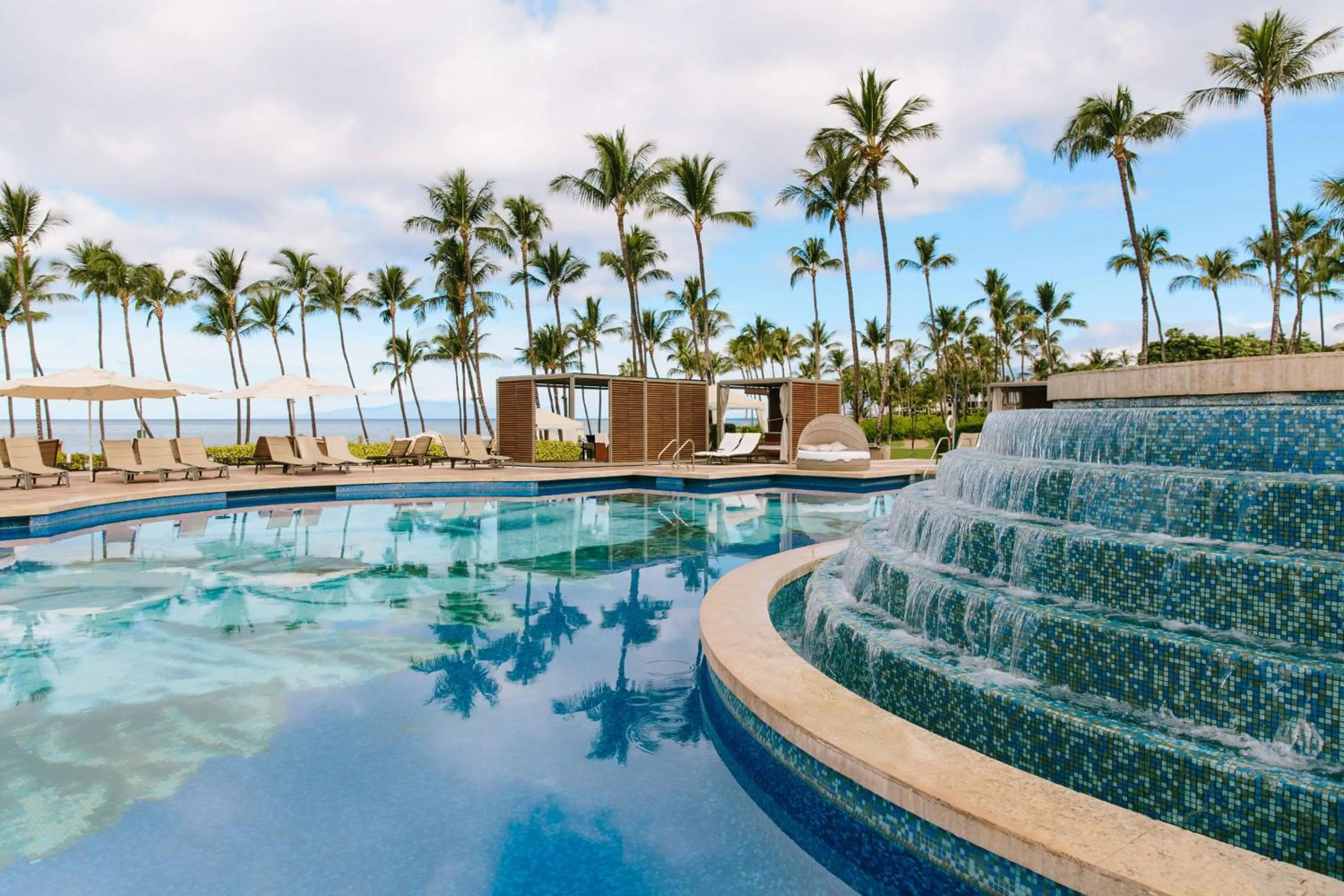 Pool view in Grand Wailea Resort Hotel & Spa, A Waldorf Astoria Resort