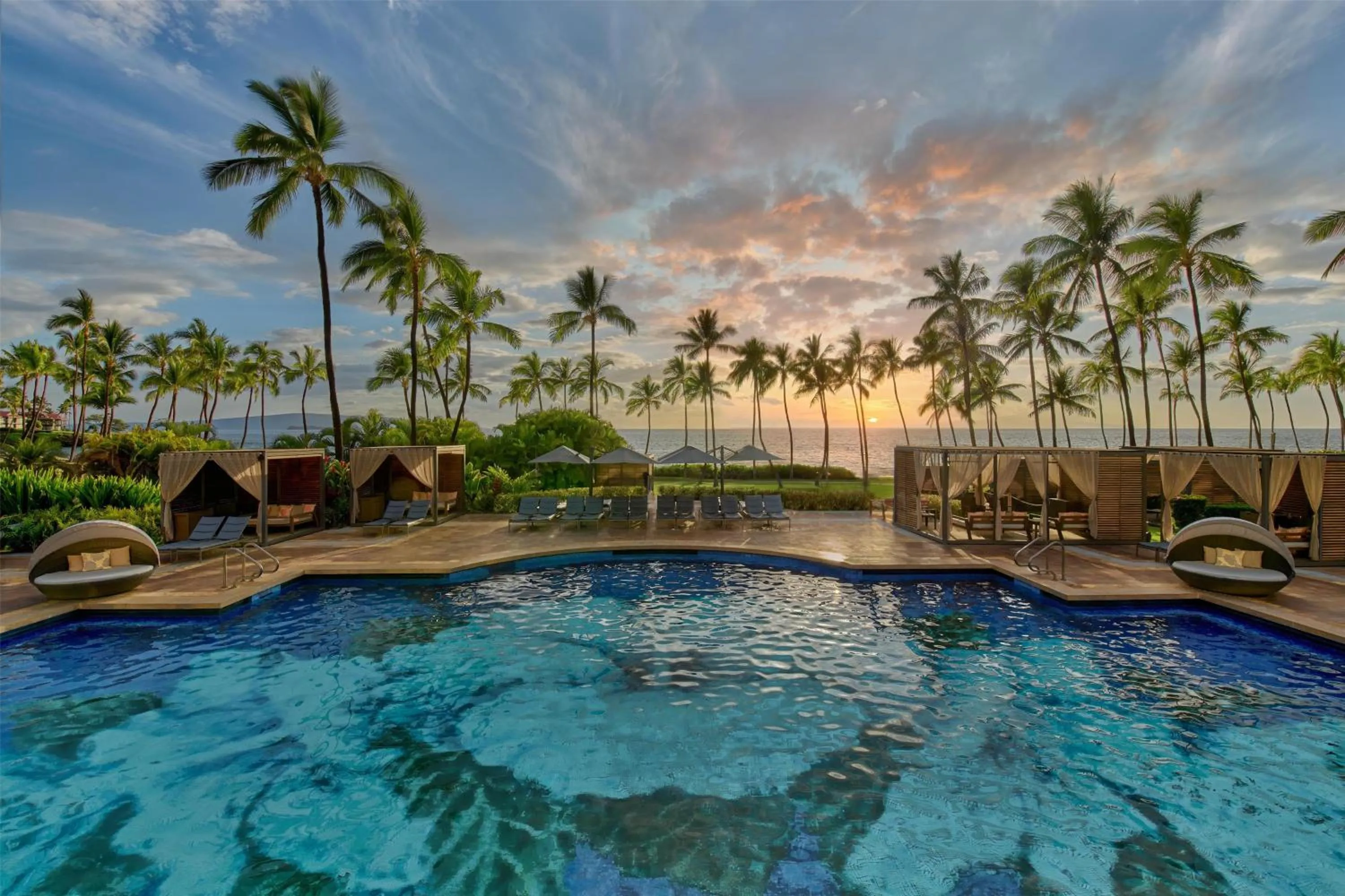 Pool view in Grand Wailea Resort Hotel & Spa, A Waldorf Astoria Resort
