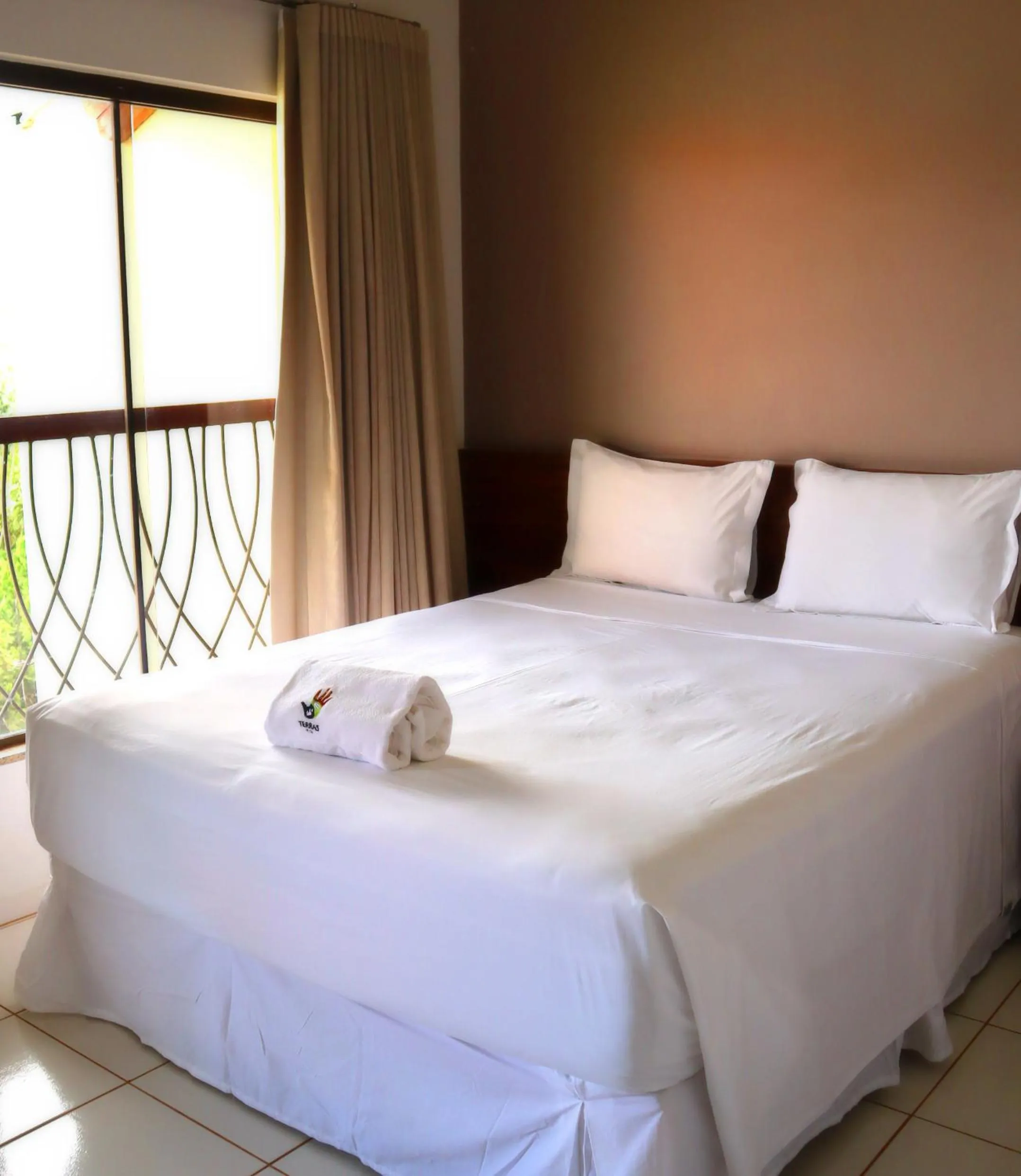 Bed in Terras Hotel