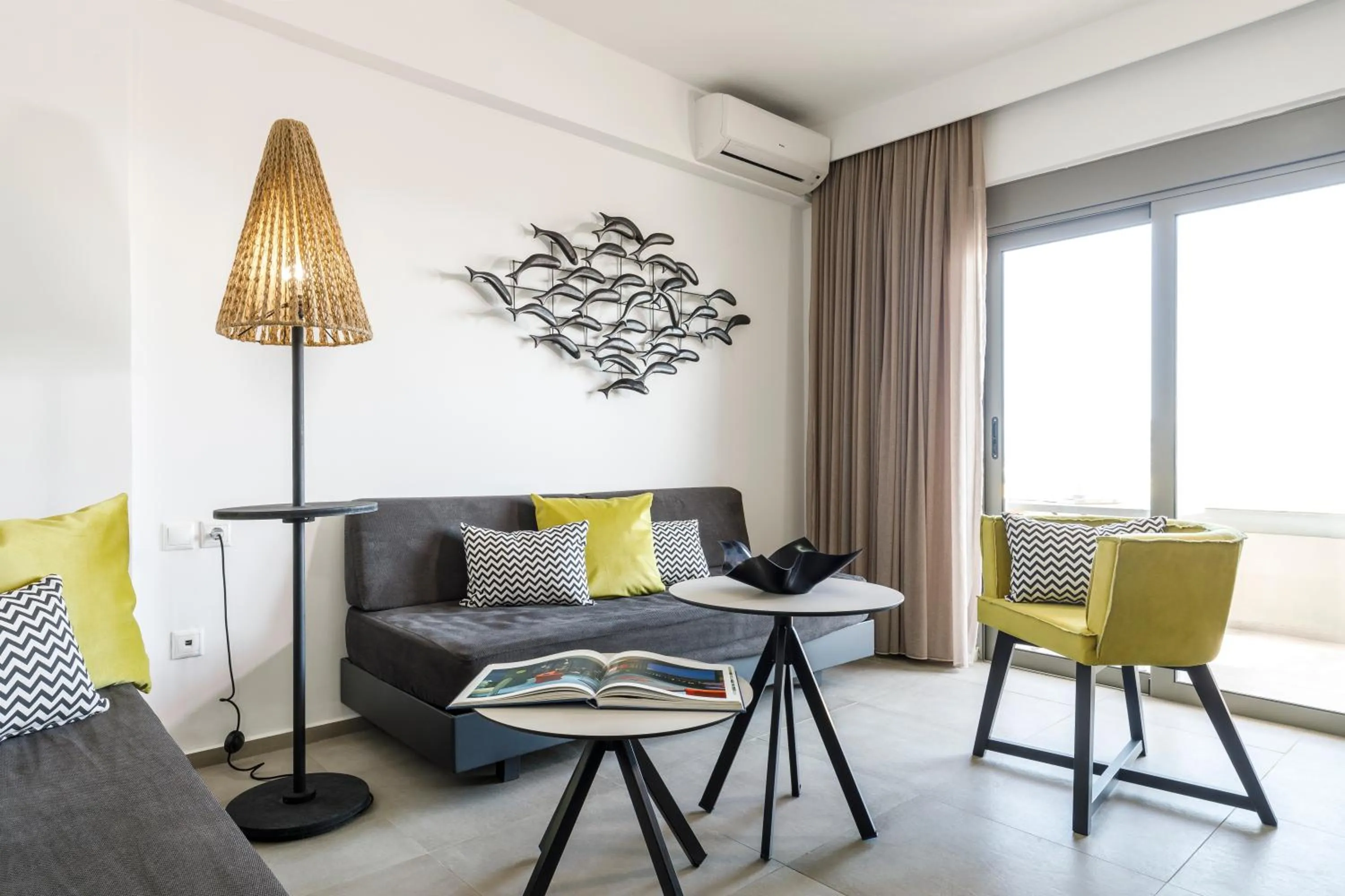 Living room in MIRAGE city APARTMENTS