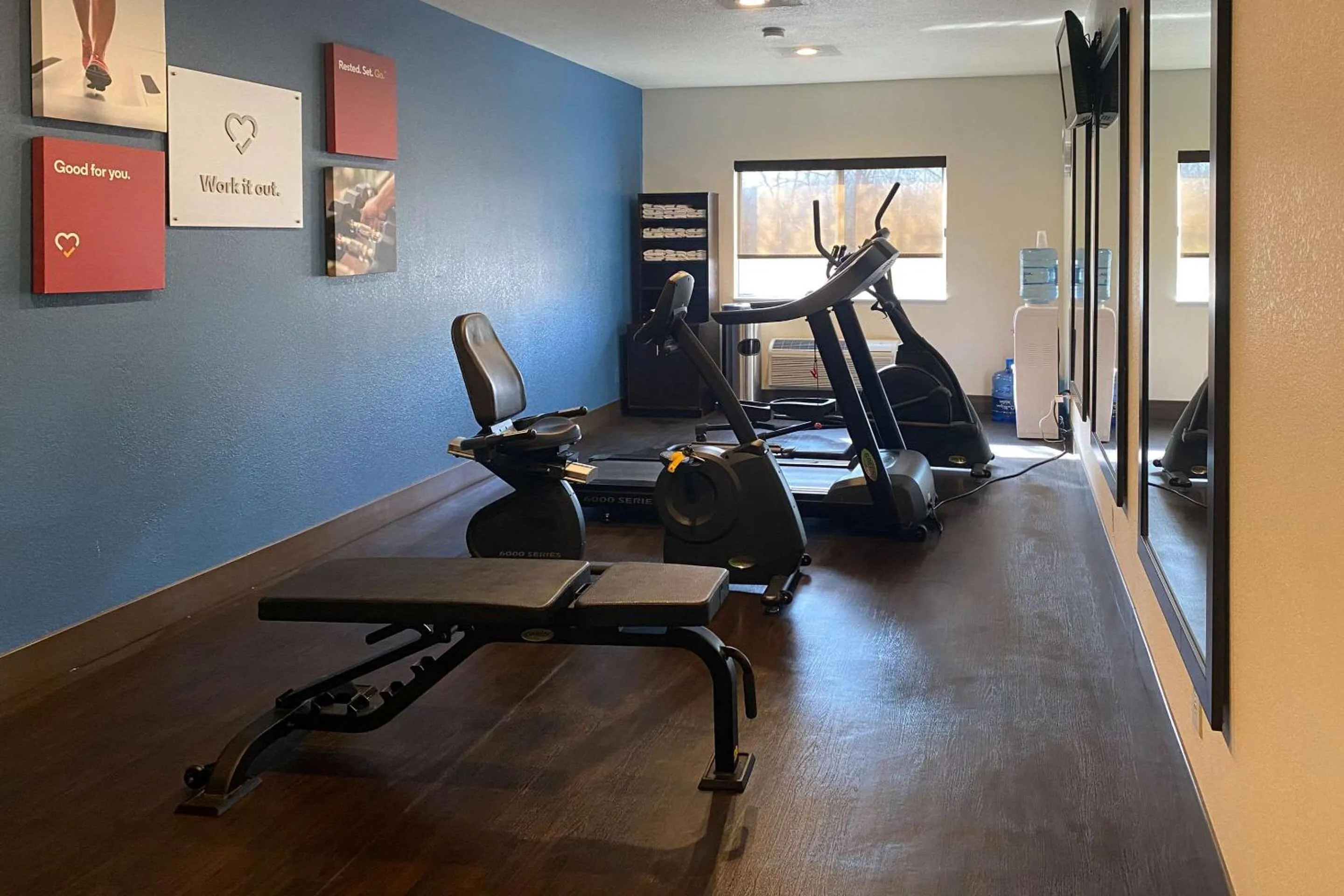 Fitness centre/facilities in Comfort Suites Peoria I-74