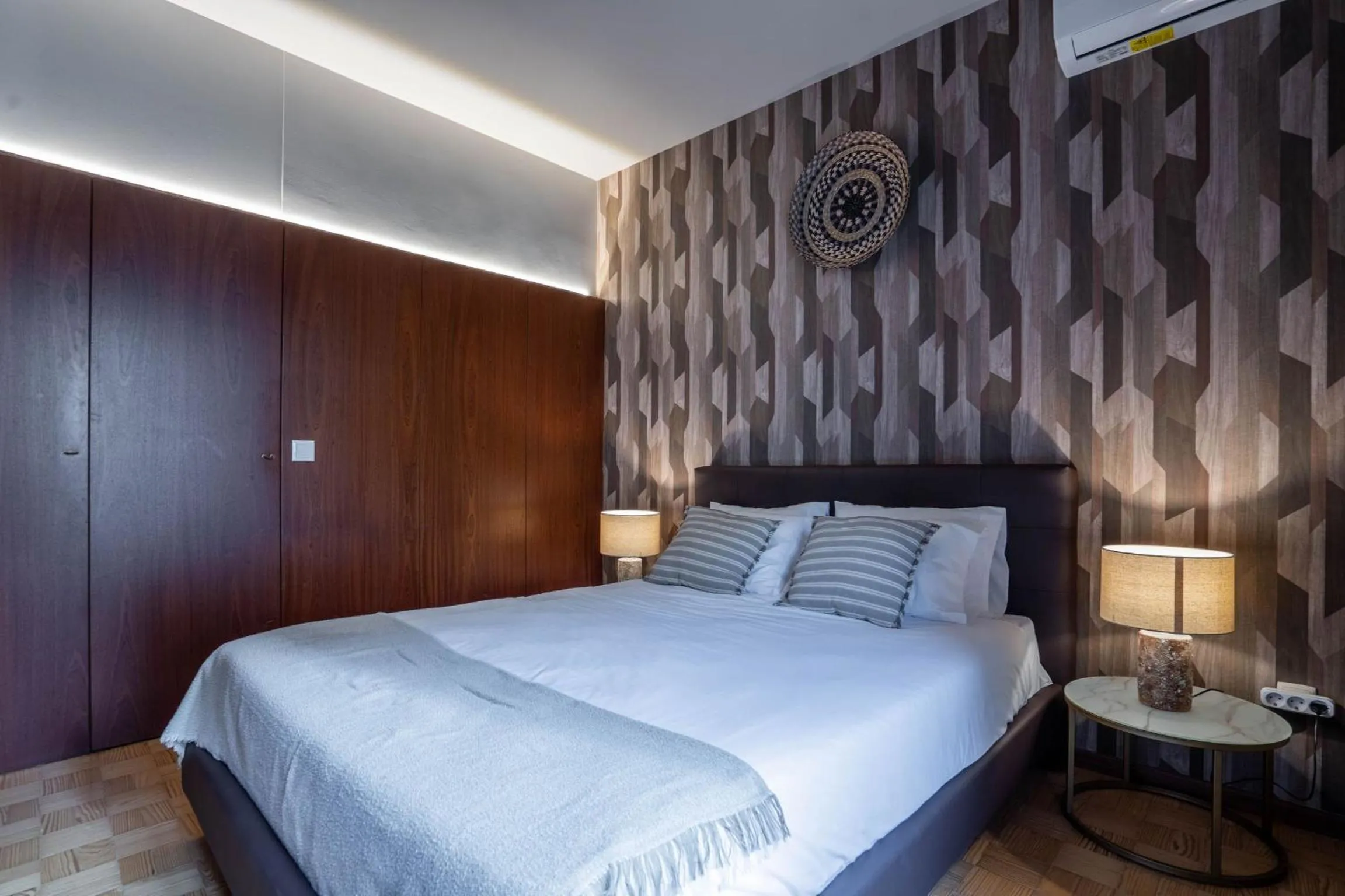 Bed in Firmeza388 Charming Flats - Comfort & Privacy with 2 Bedrooms