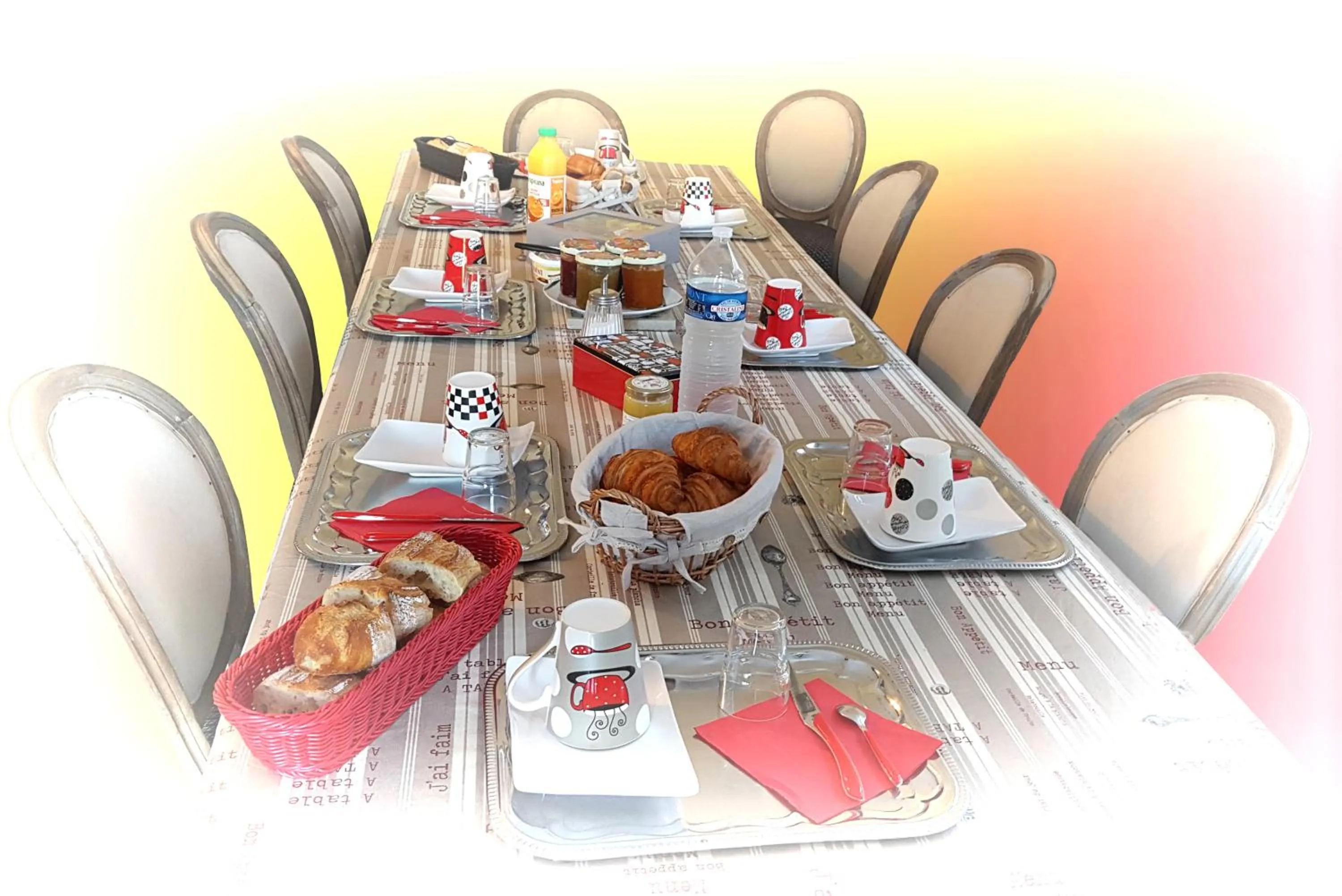 Food and drinks in LA PROVIDENCE, chambres d'hôtes