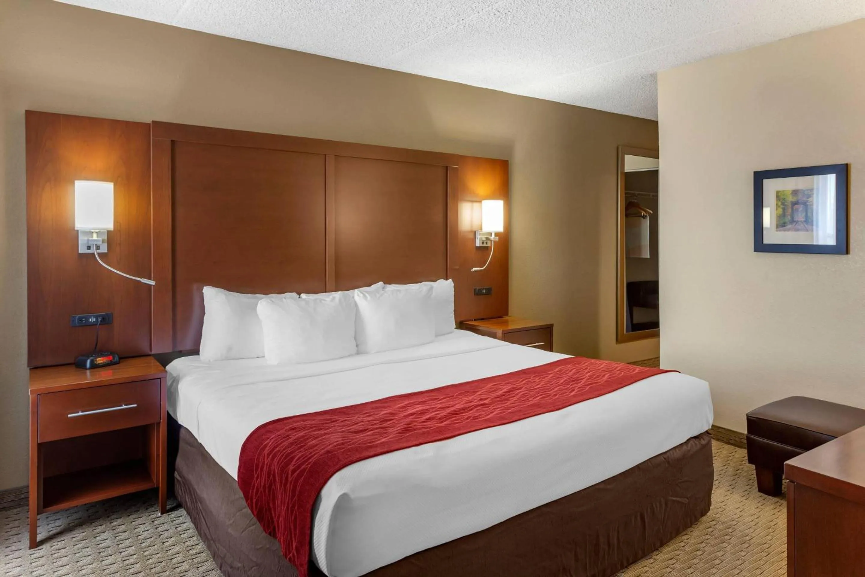 Bedroom in Comfort Inn & Suites Rochelle - DeKalb