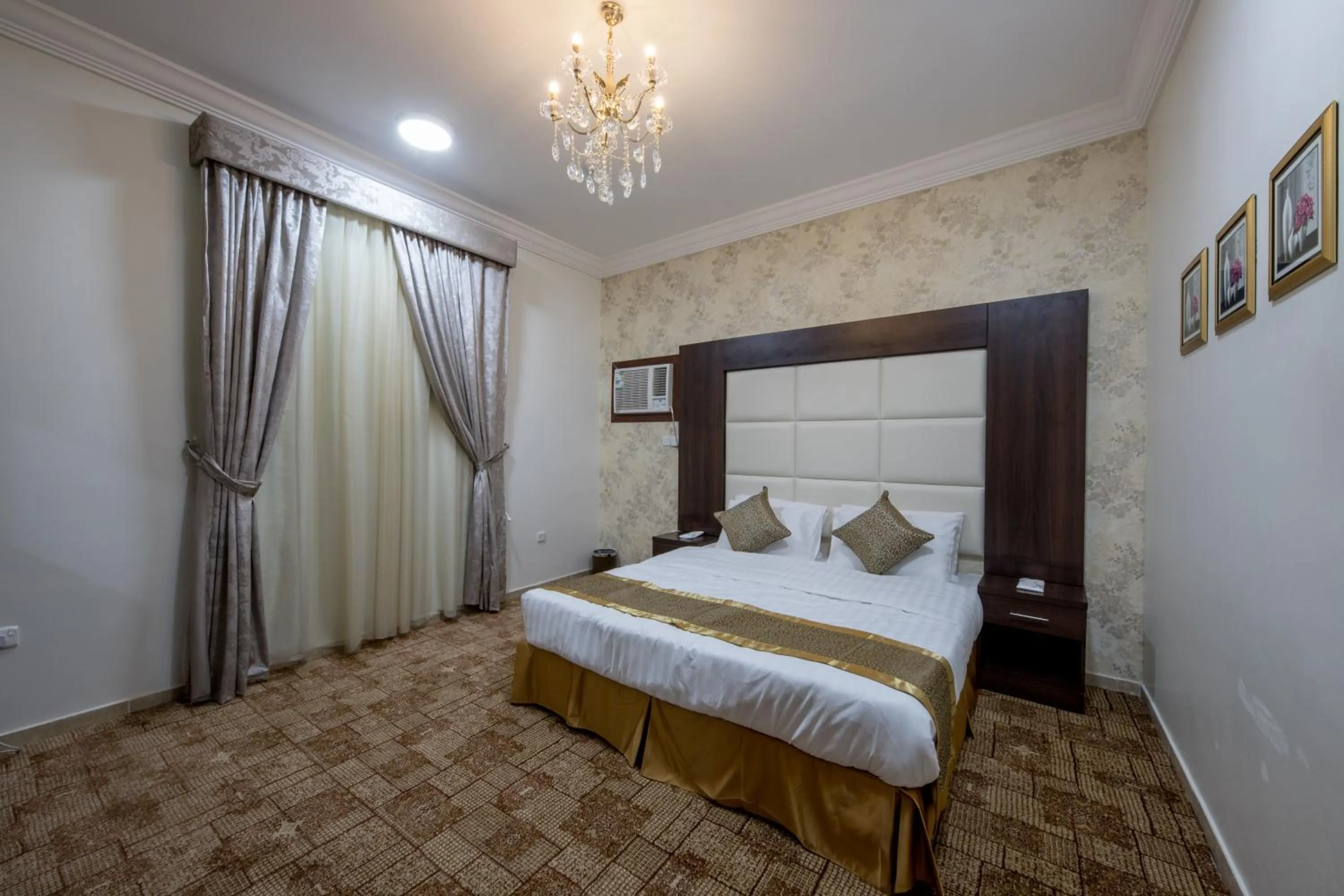 Bed in شاطئ الياسمين للشقق الفندقية