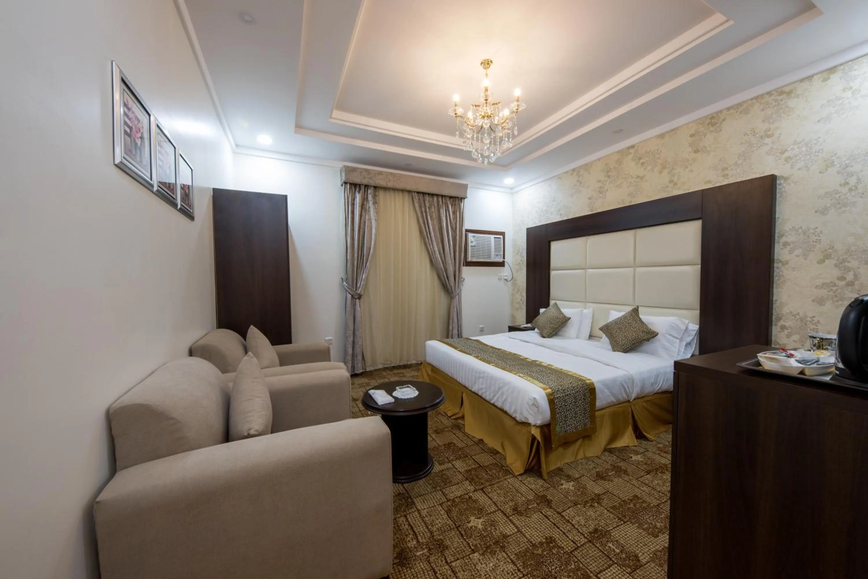 Bed in شاطئ الياسمين للشقق الفندقية