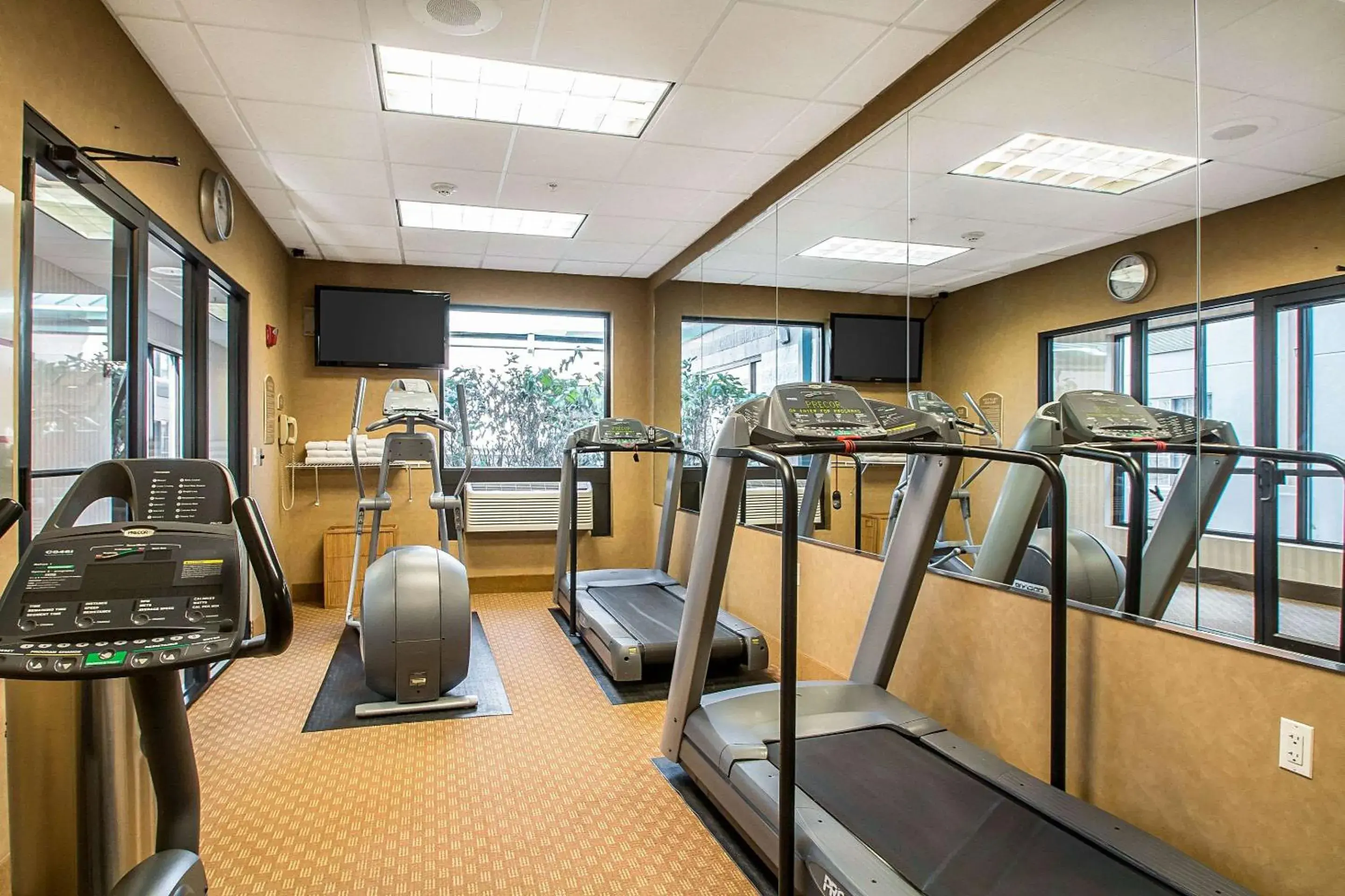 Fitness centre/facilities in Clarion Inn Elmhurst - Oak Brook near I-88, I-290, I-294 Fitness centre/facilities in Clarion Inn Elmhurst - Oak Brook near I-88, I-290, I-294