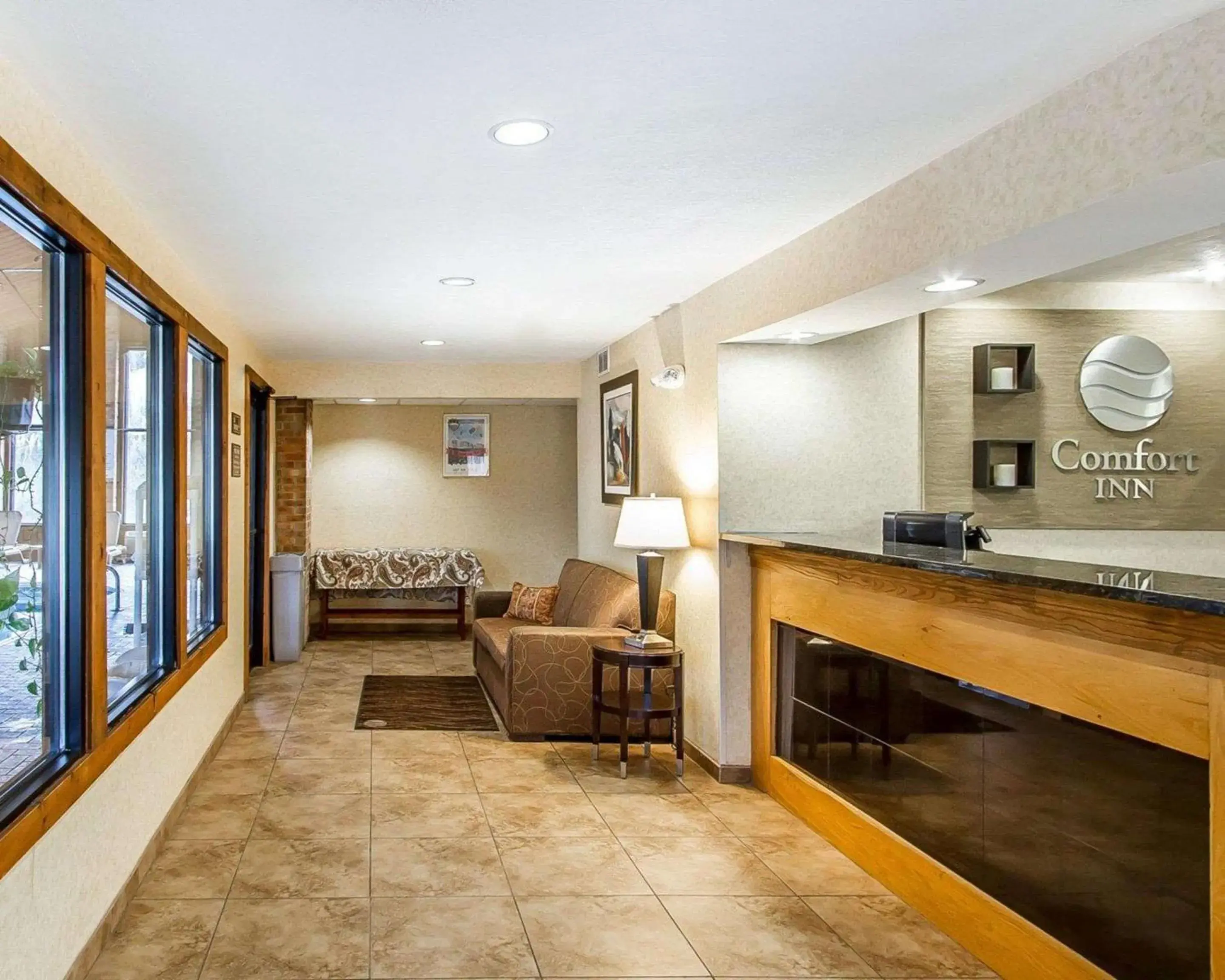 Lobby or reception in Quality Inn Macomb near University Area Lobby or reception in Quality Inn Macomb near University Area