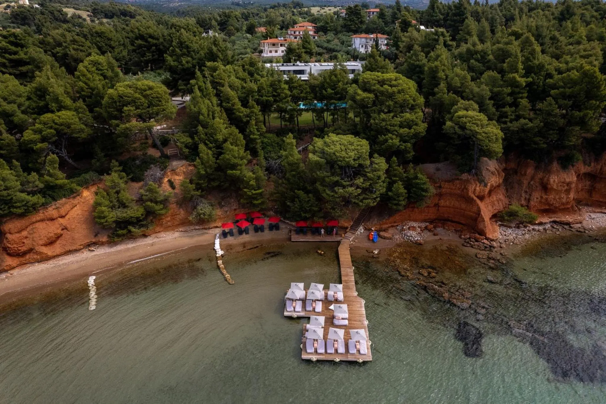 Beach in Amantes Villas and Suites