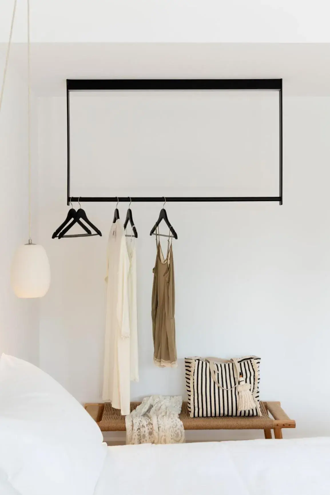 Decorative detail, Bed in Amantes Villas and Suites Decorative detail, Bed in Amantes Villas and Suites