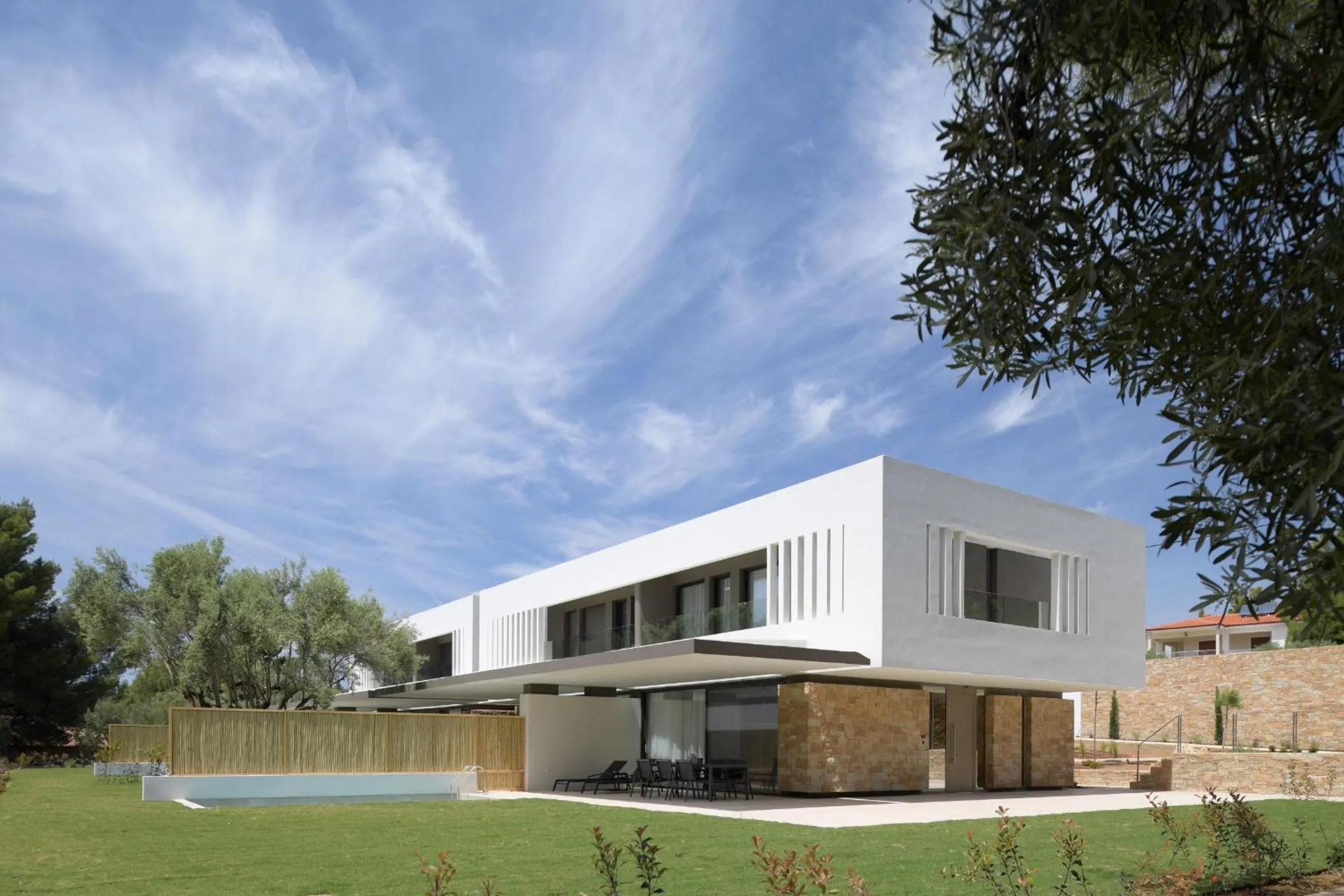 Facade/entrance in Amantes Villas and Suites