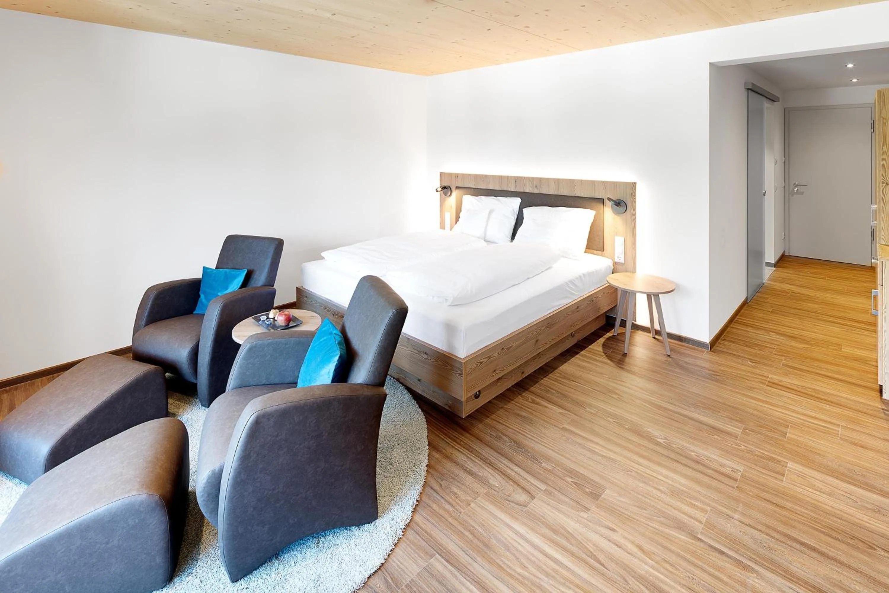 Bed in Hotel Kühberg